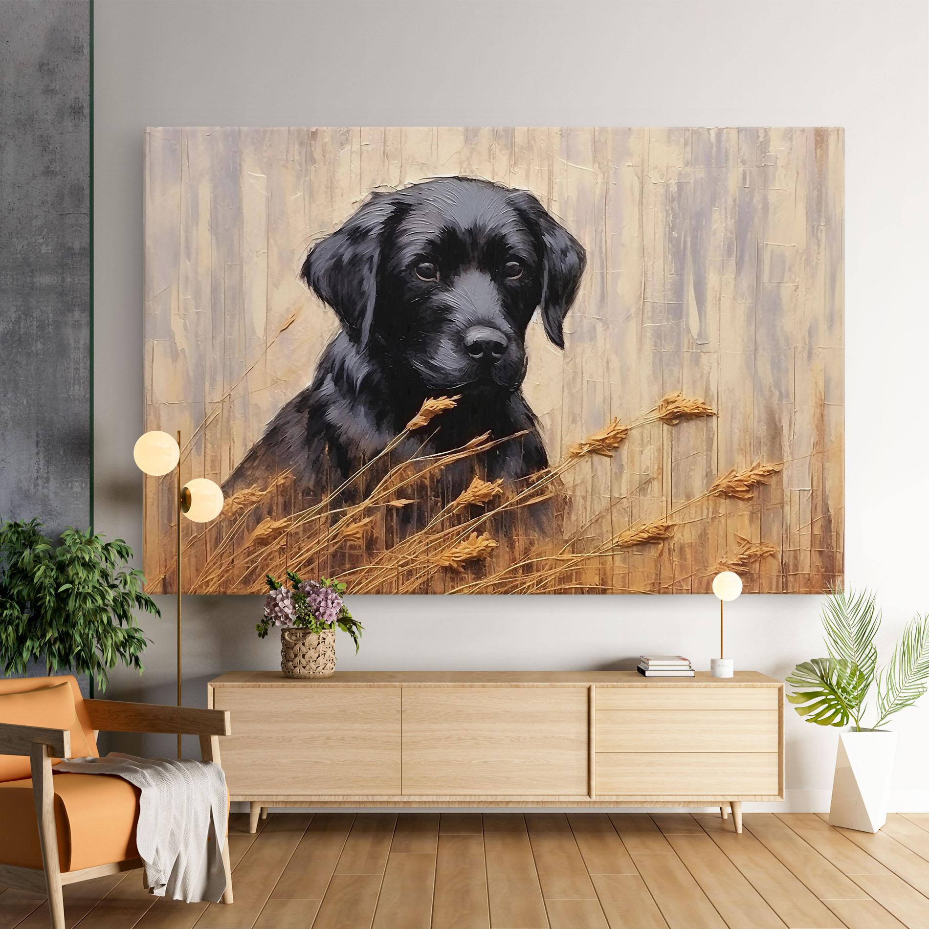 Leinwandbild Black Dog Art mockup 9