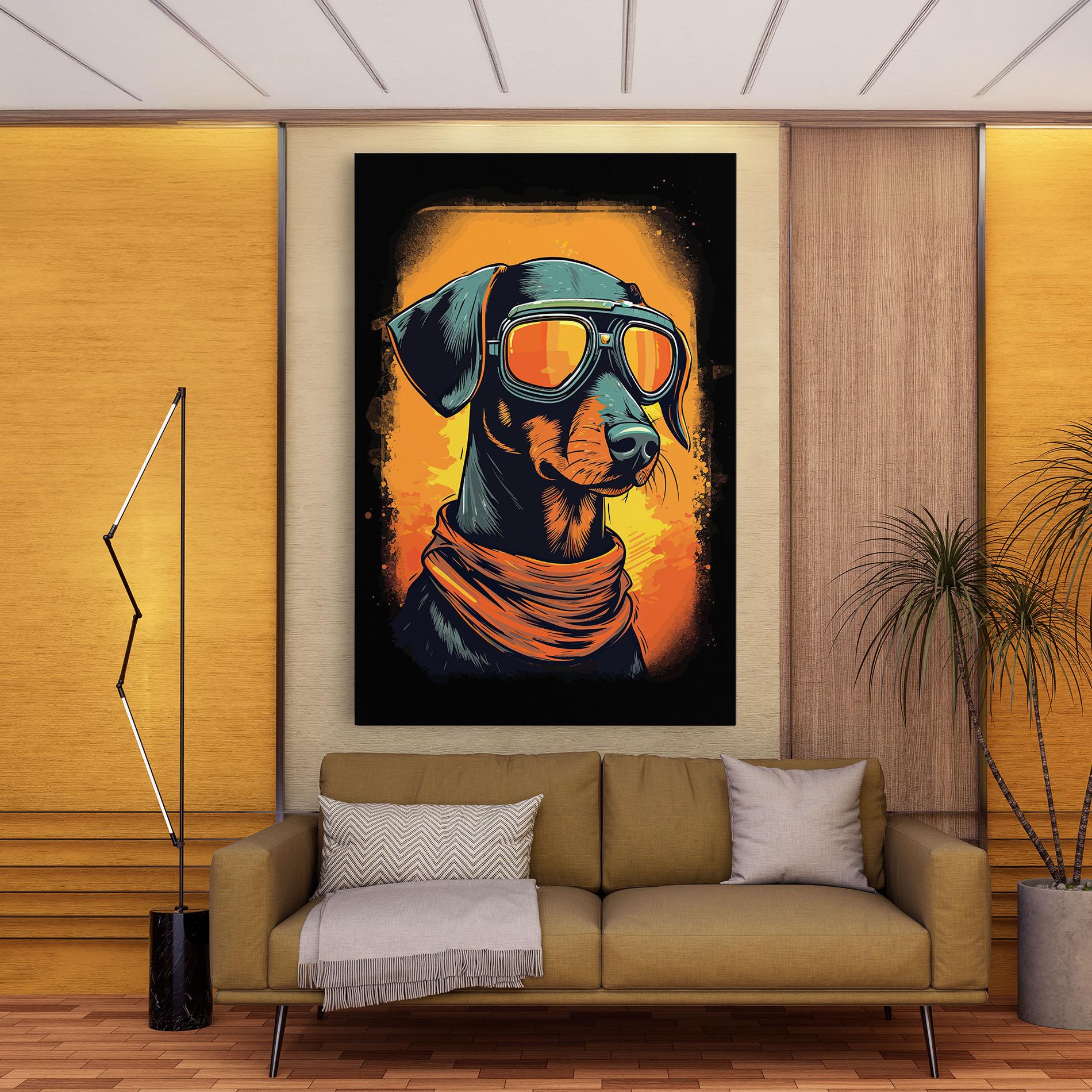 Leinwandbild Cool Dog mockup 9