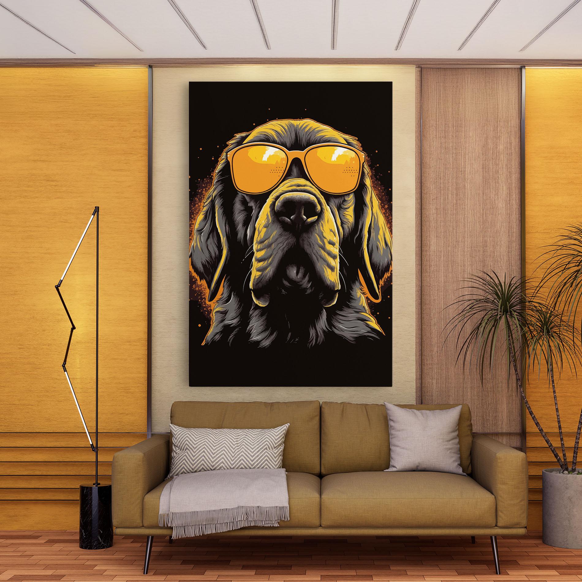 Leinwandbild Coolest Dog mockup 9