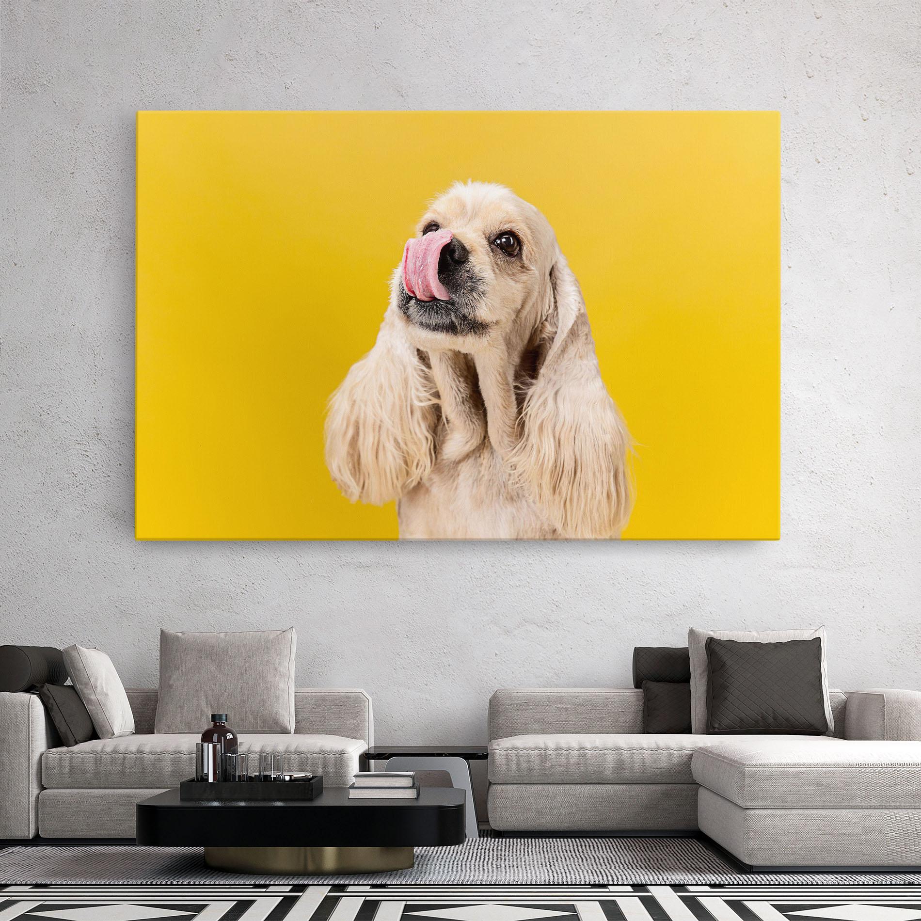 Leinwandbild American Spaniel mockup 2