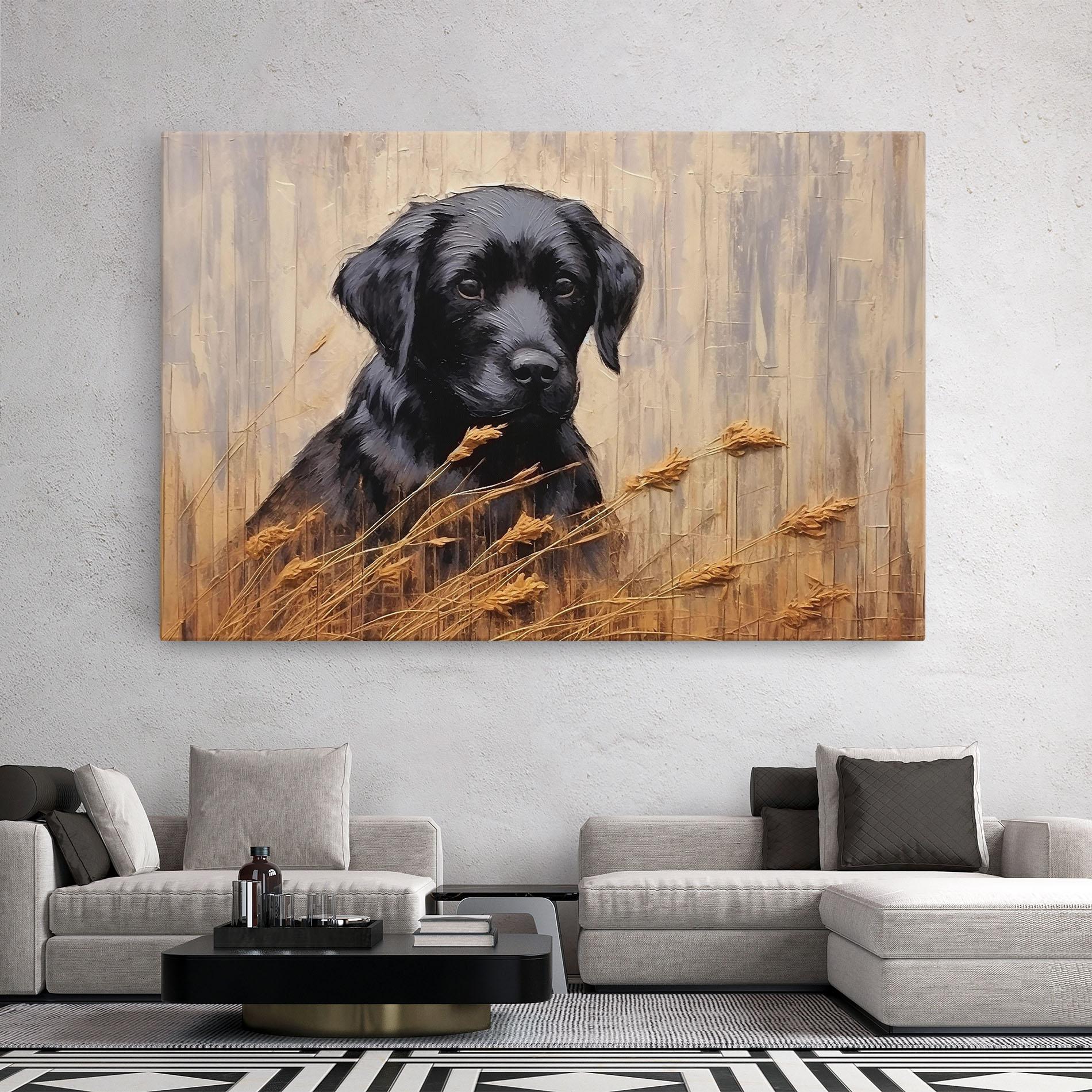 Leinwandbild Black Dog Art mockup 2
