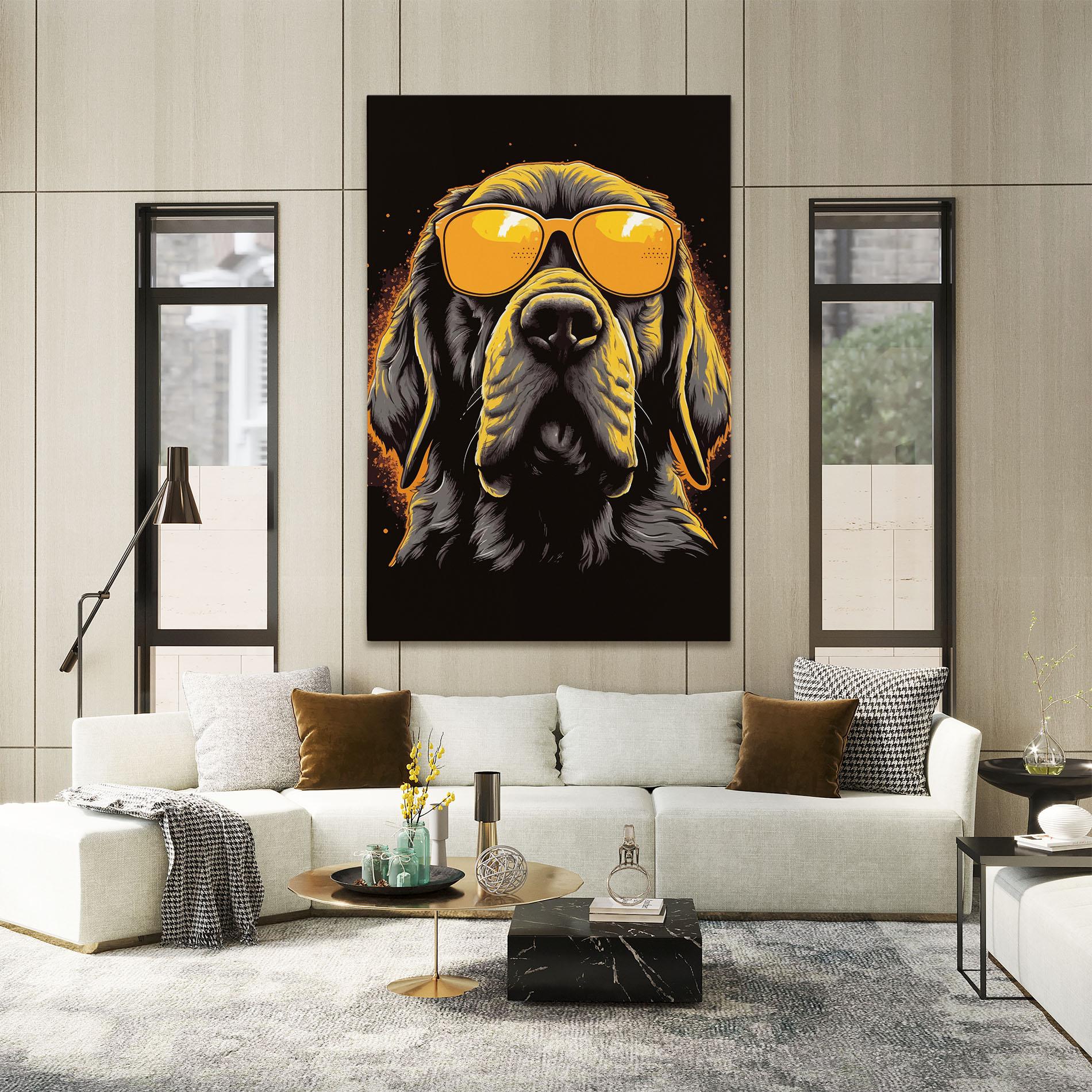 Leinwandbild Coolest Dog mockup 2