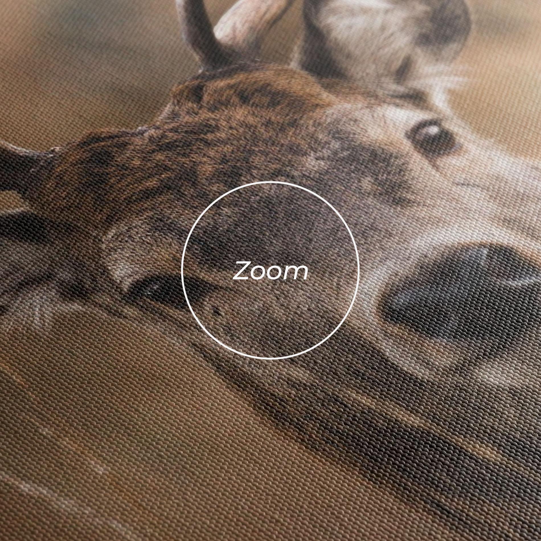 Leinwandbild Majestic Deer mockup 3