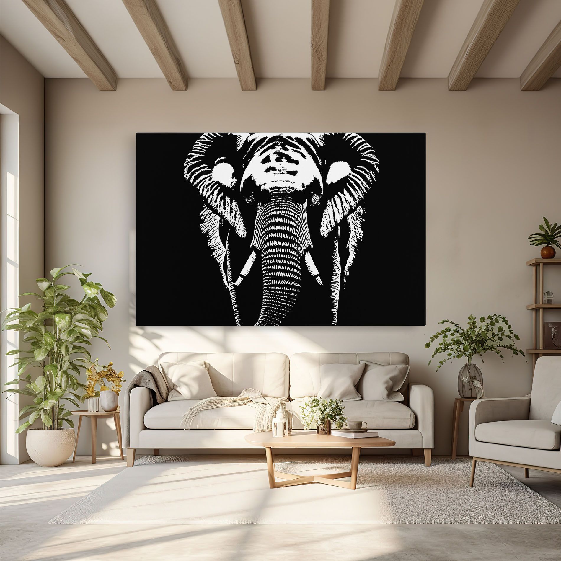 Elephant Drawing mockup 6