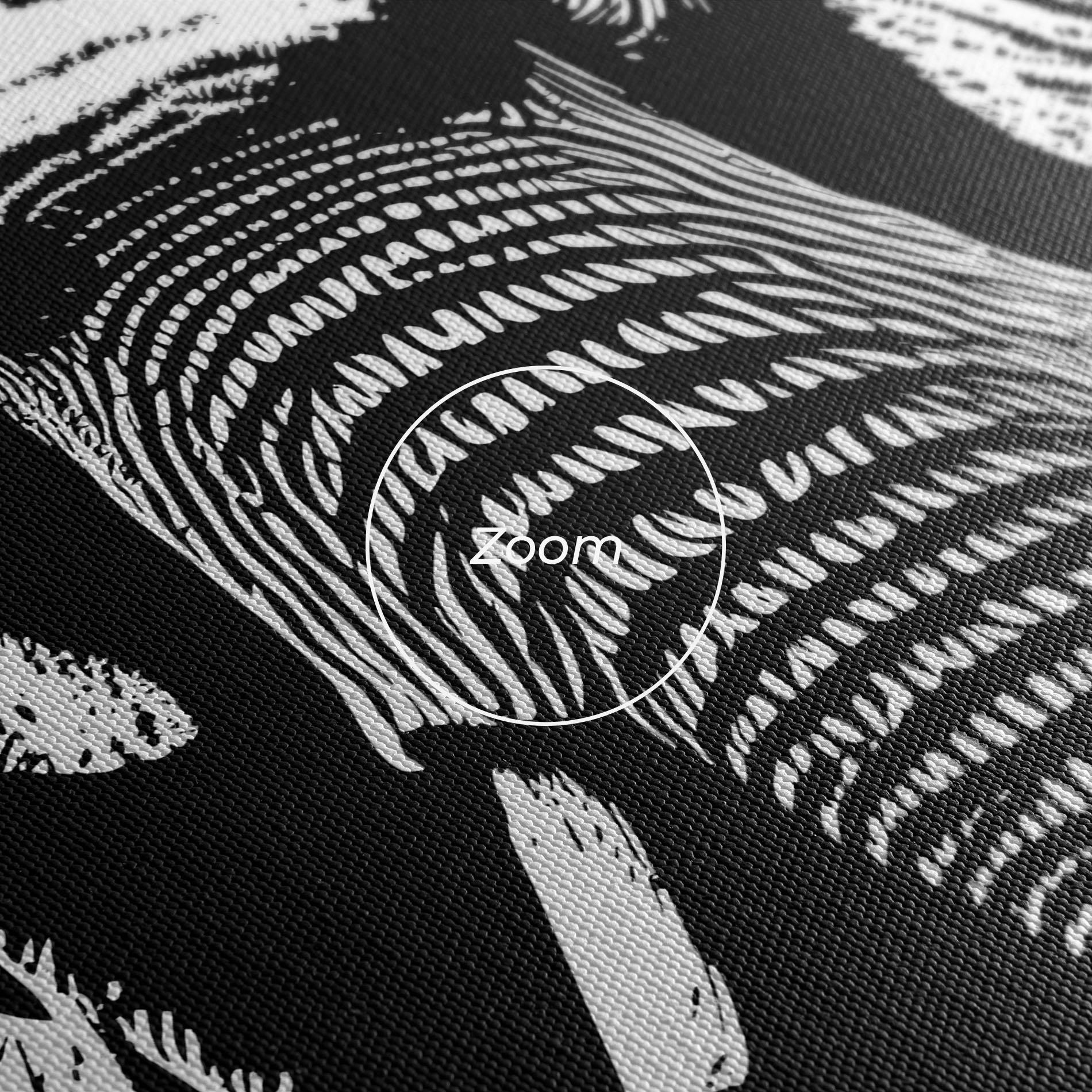 Leinwandbild Elephant Drawing mockup 3