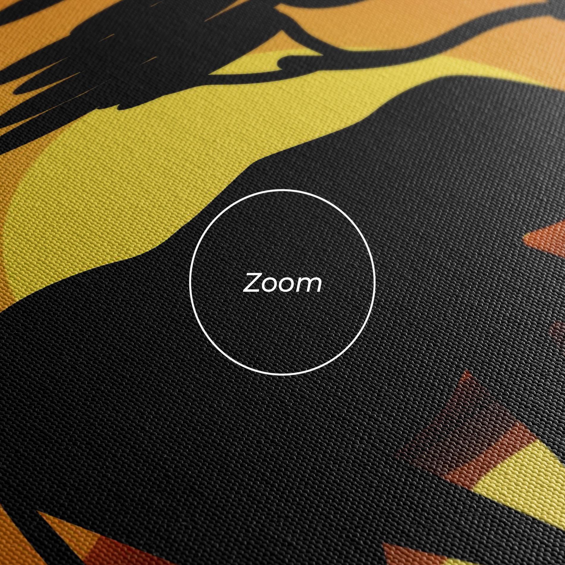 Leinwandbild Elephant Sunset mockup 3