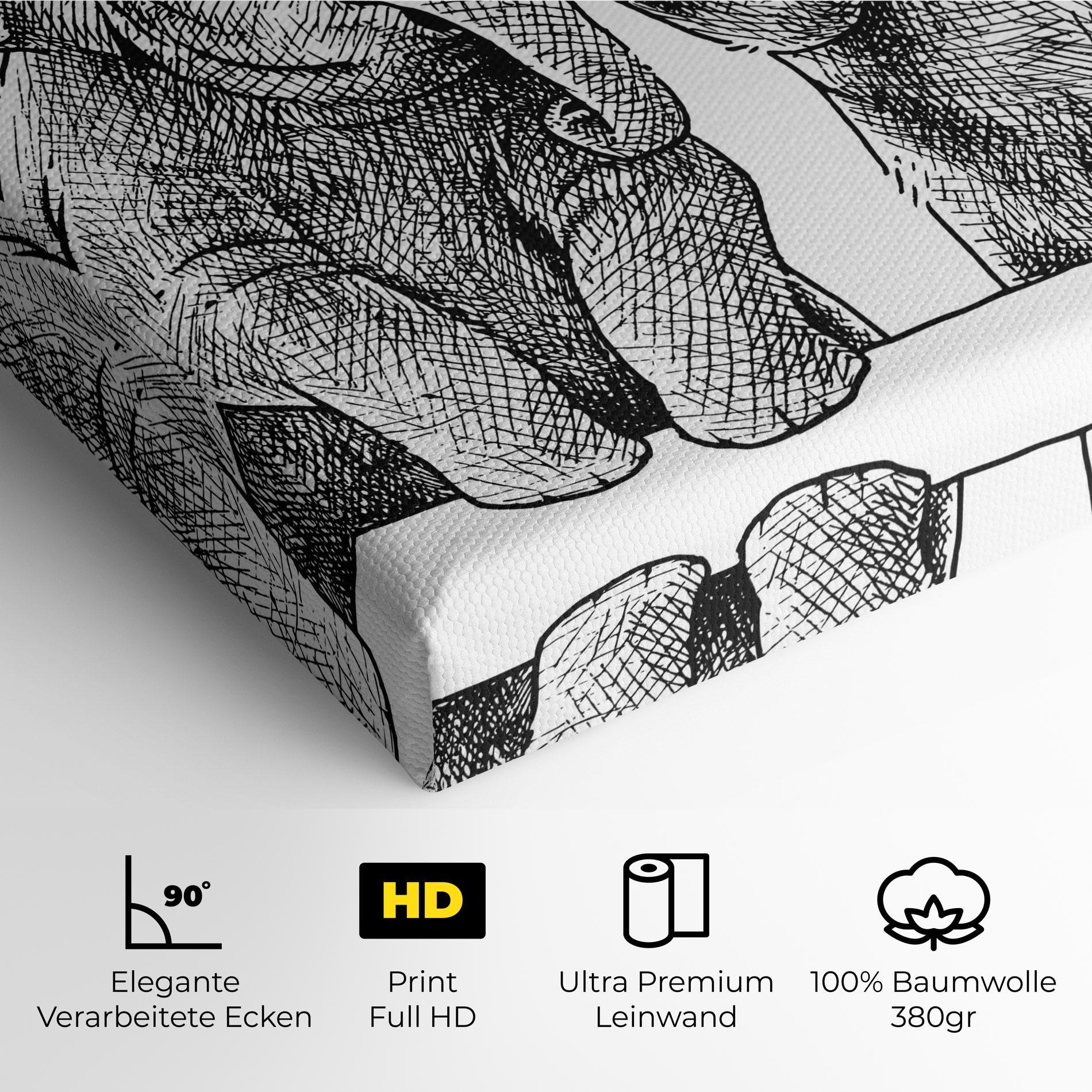 Leinwandbild Baby Elephants mockup 4