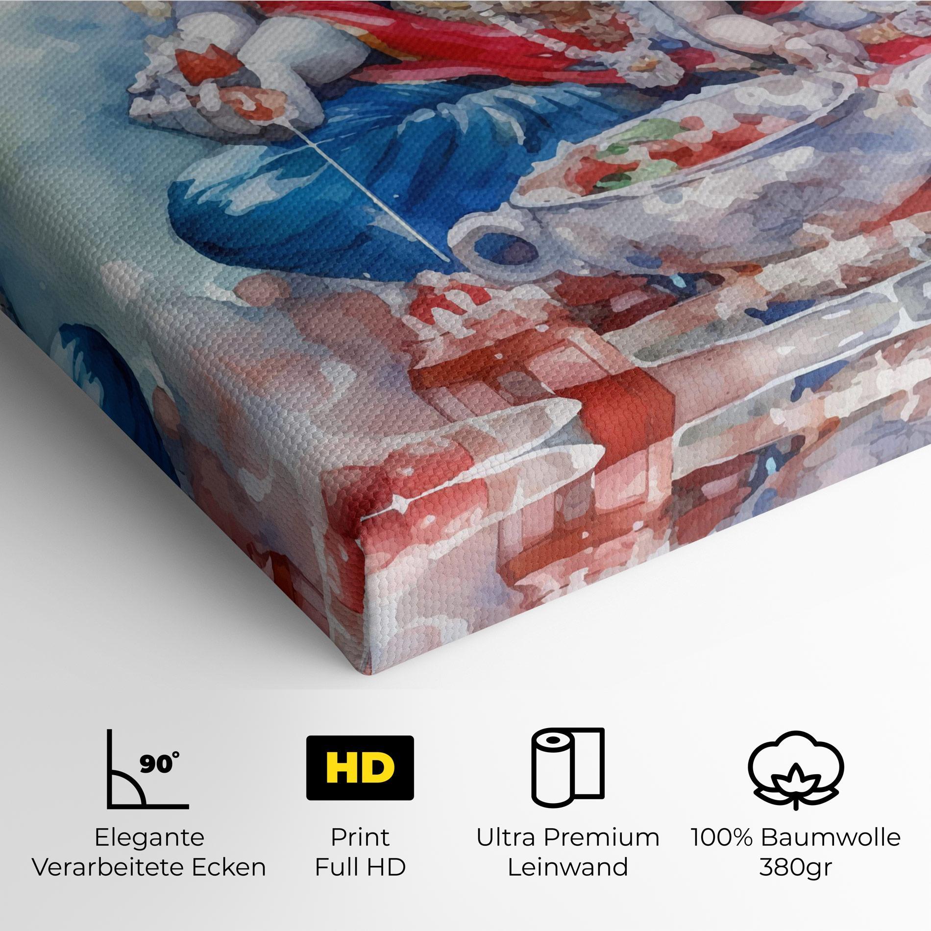 Leinwandbild Durga Puja Festival mockup 4