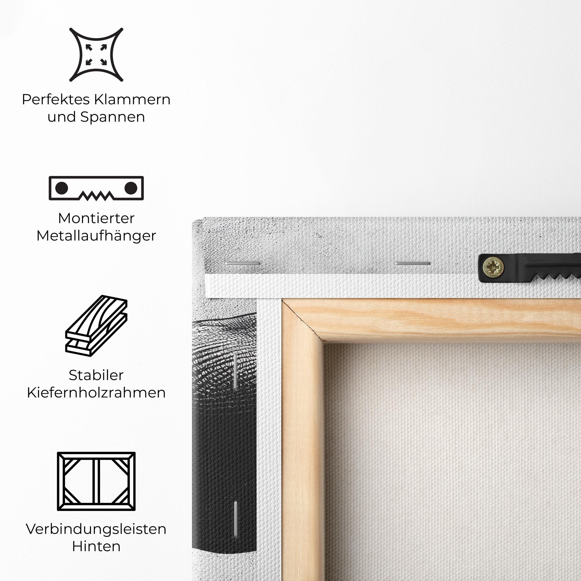 Leinwandbild Baby Elephant mockup 5