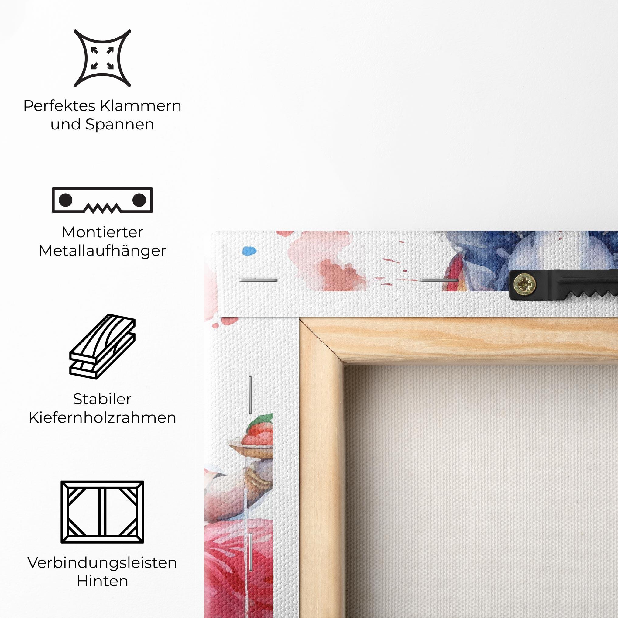 Leinwandbild Durga Puja Festival mockup 5