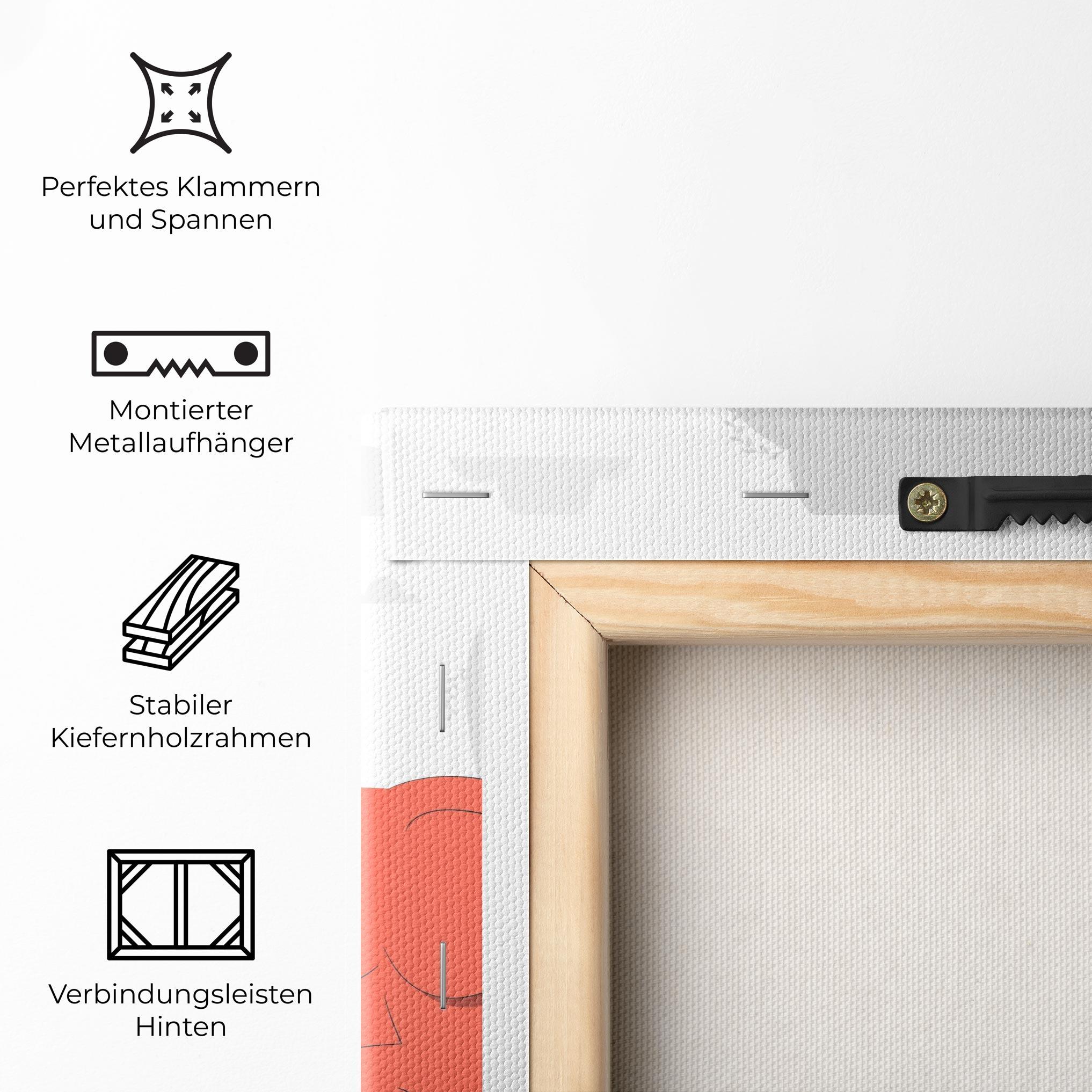 Leinwandbild Orange Elephant mockup 5