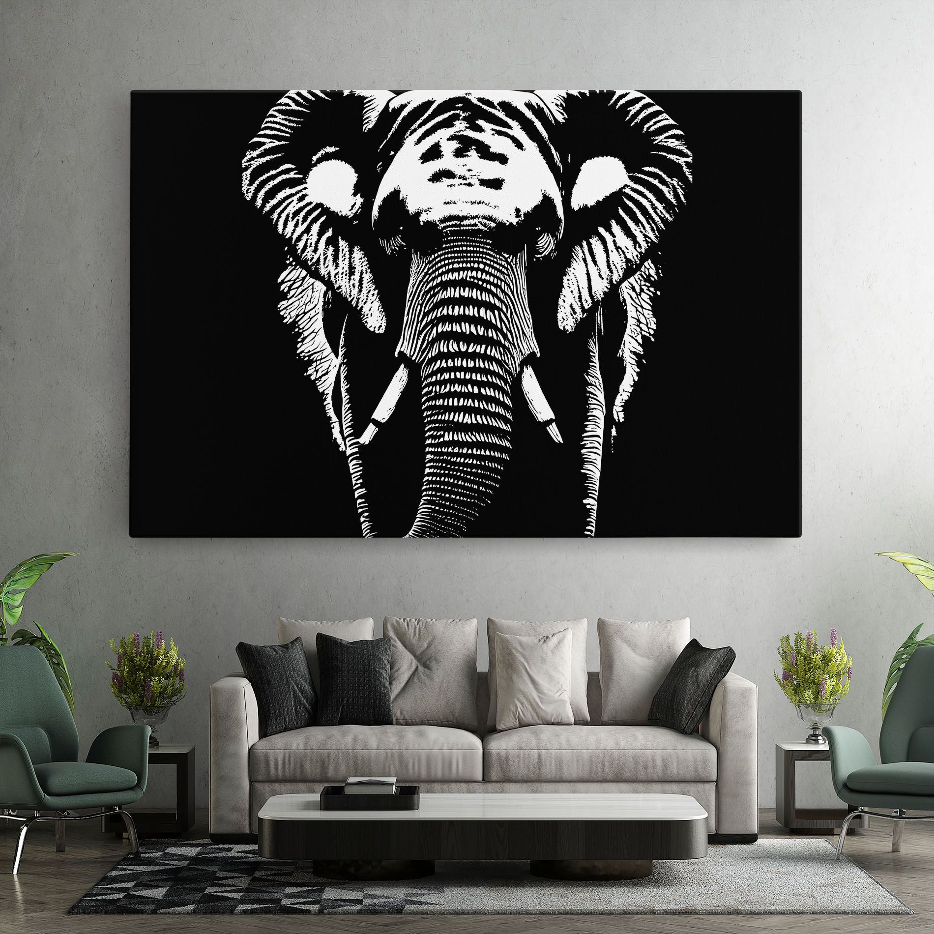Elephant Drawing mockup 7