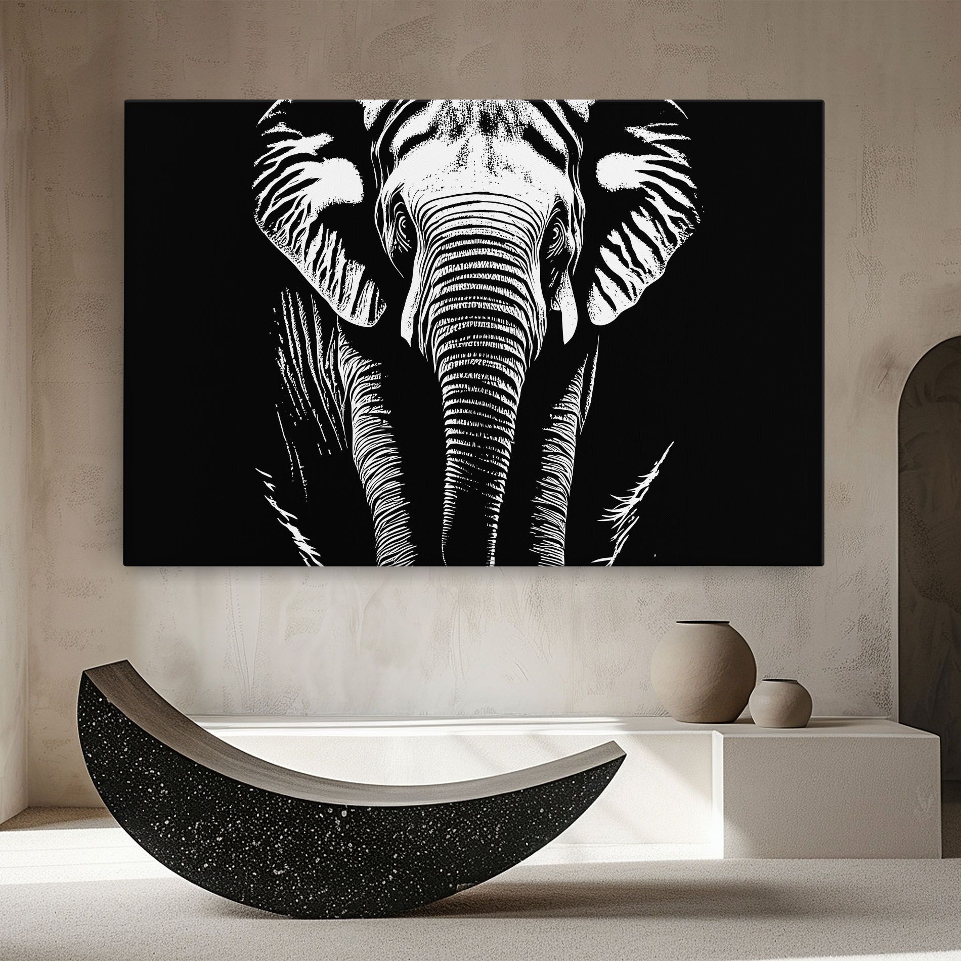 Elephant White Head mockup 8