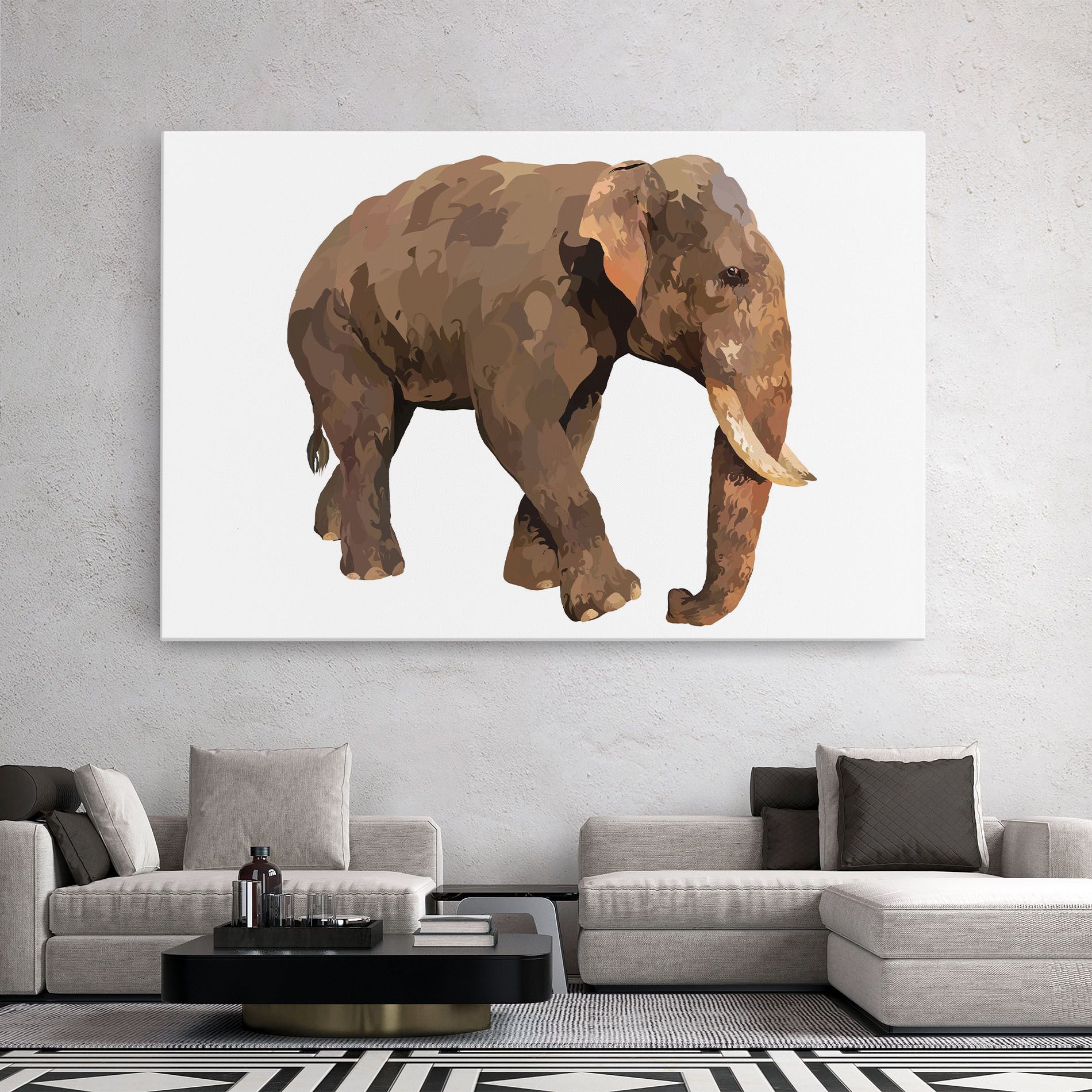 Brown Elephant mockup 2