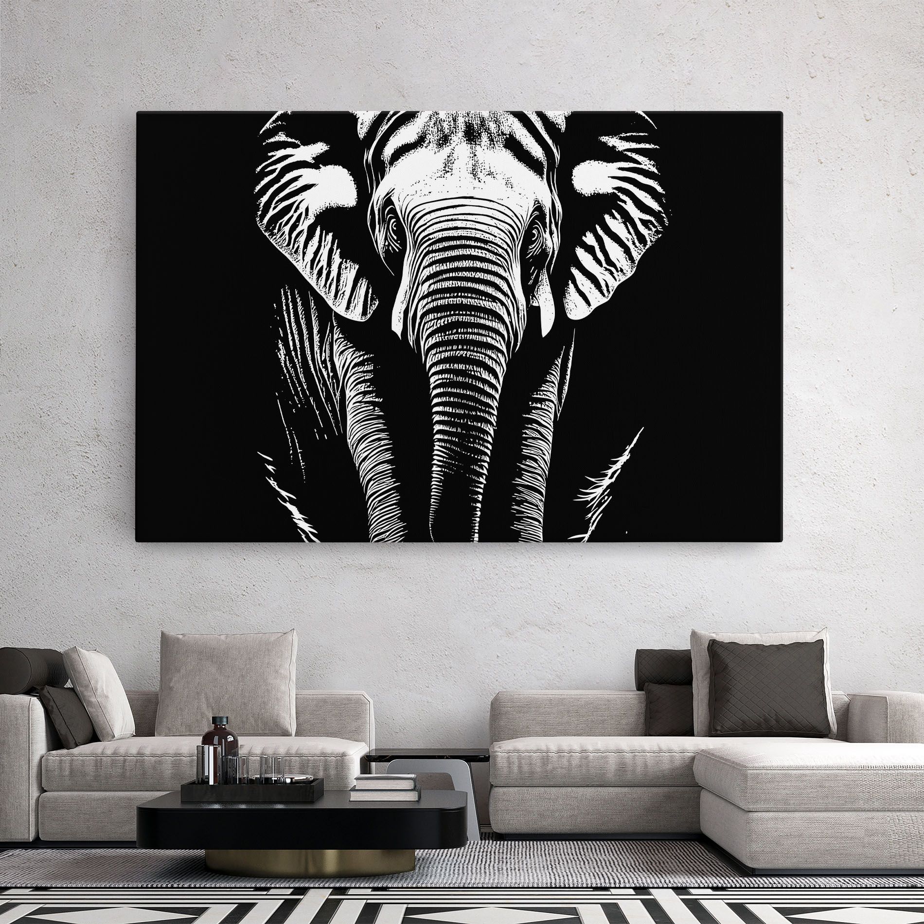 Elephant White Head mockup 2