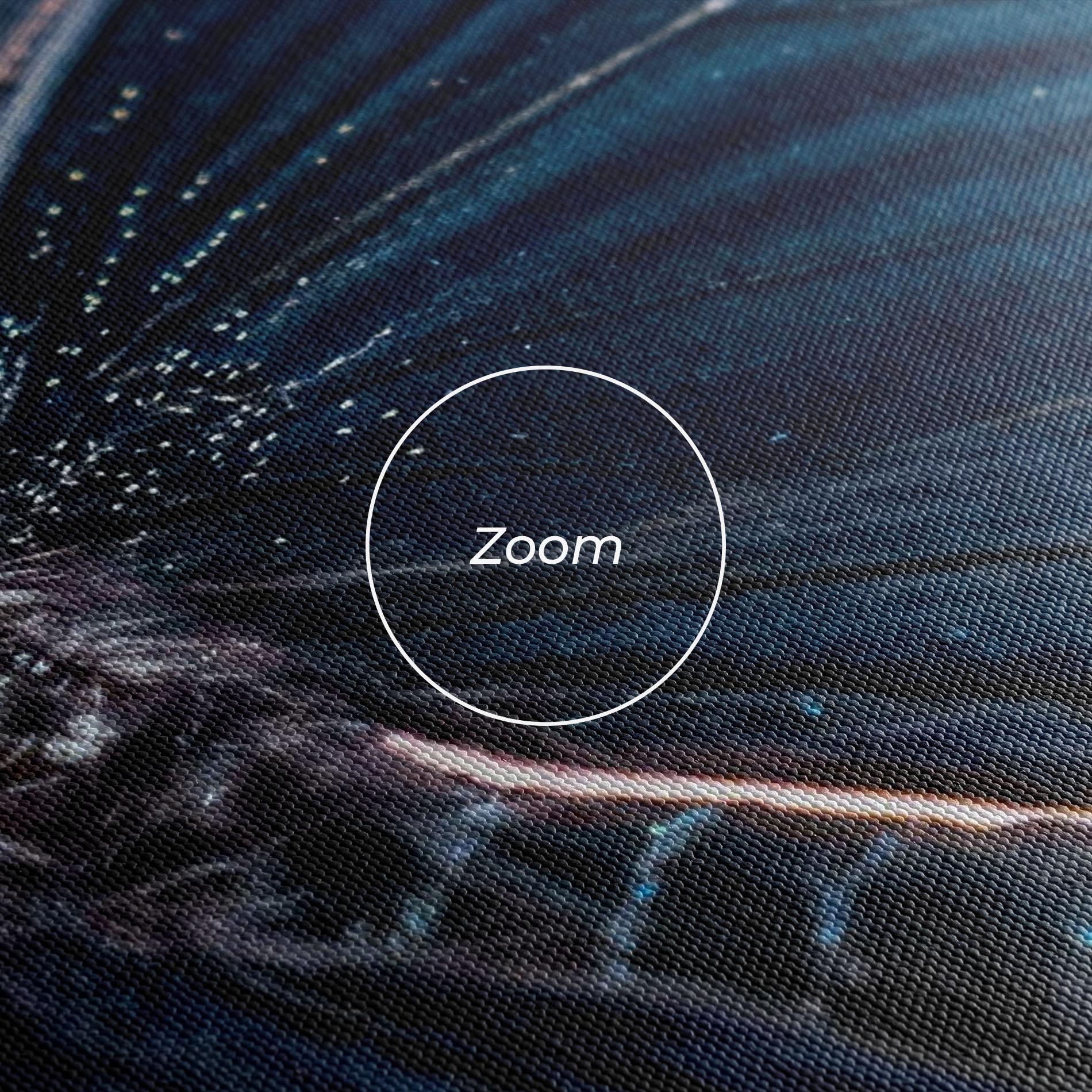 Leinwandbild Blue Butterfly mockup 3