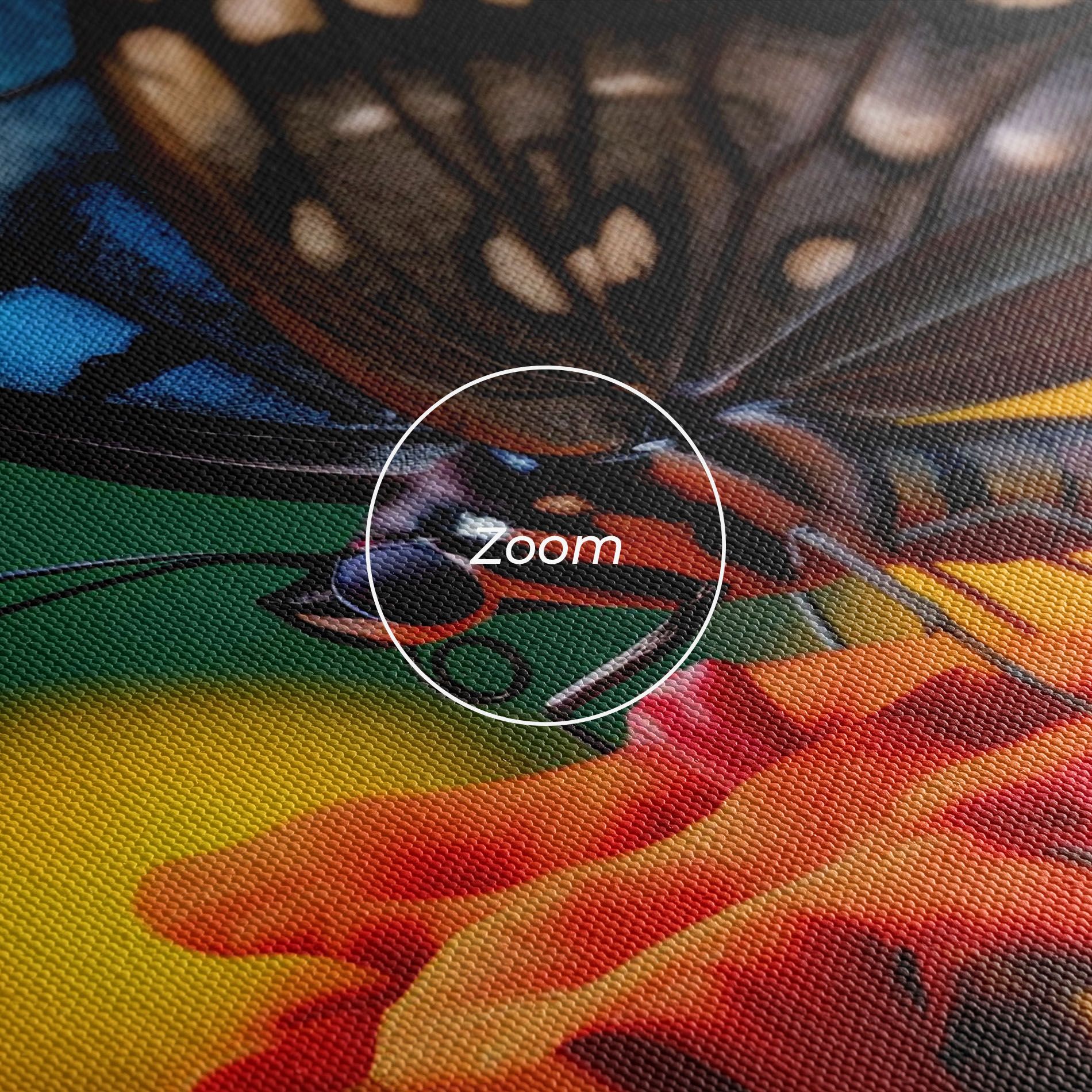 Blue Red Butterfly mockup 3