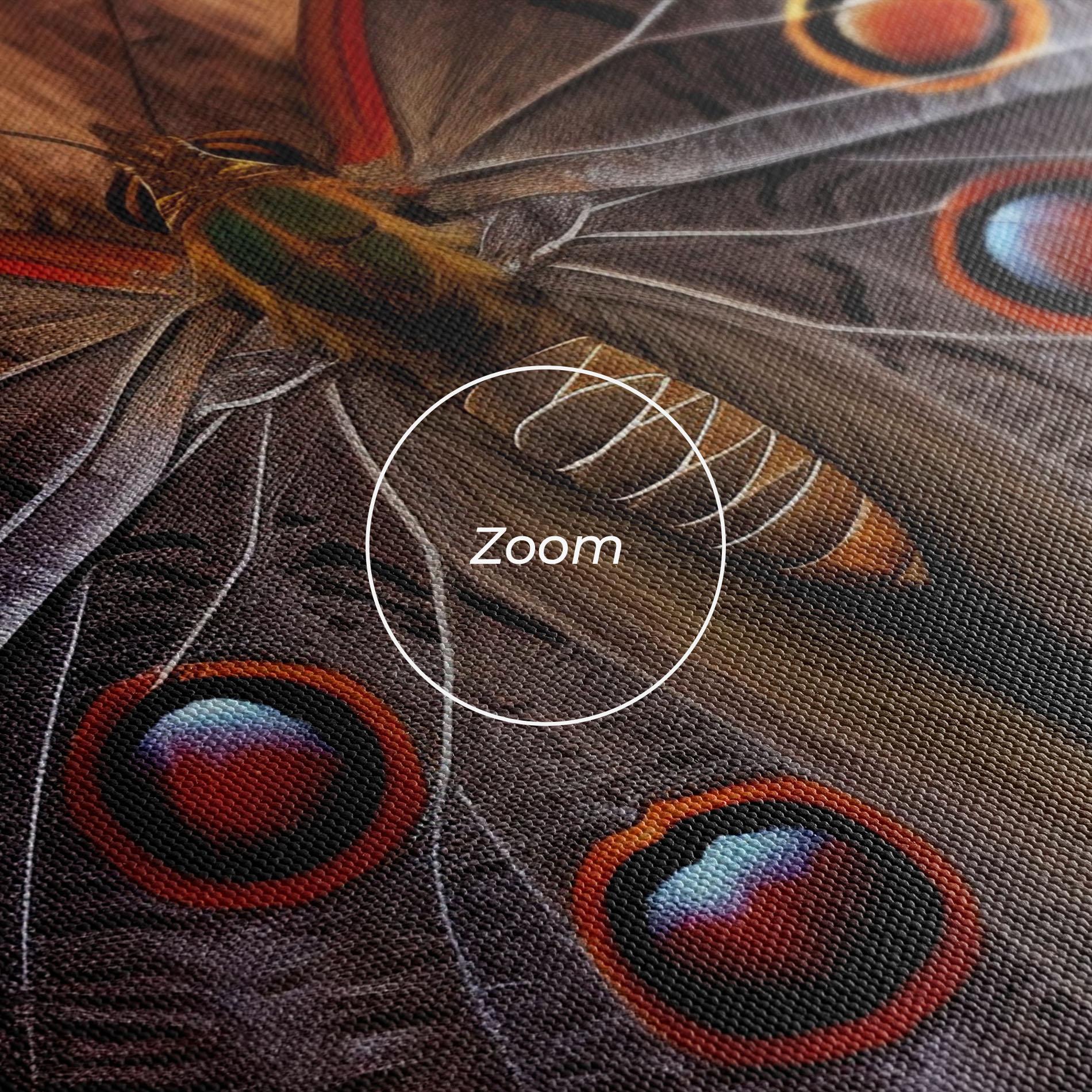 Leinwandbild Brown Eyes Butterfly mockup 3