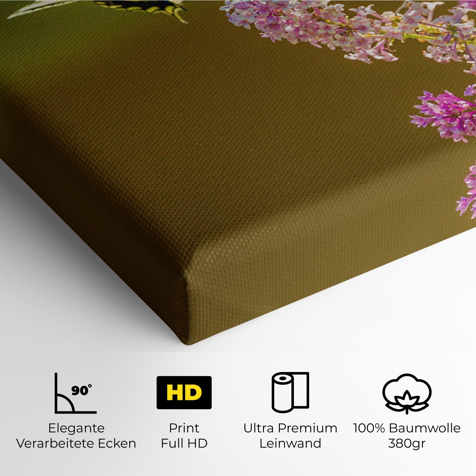 Leinwandbild 3 Yellow Butterflies mockup 4