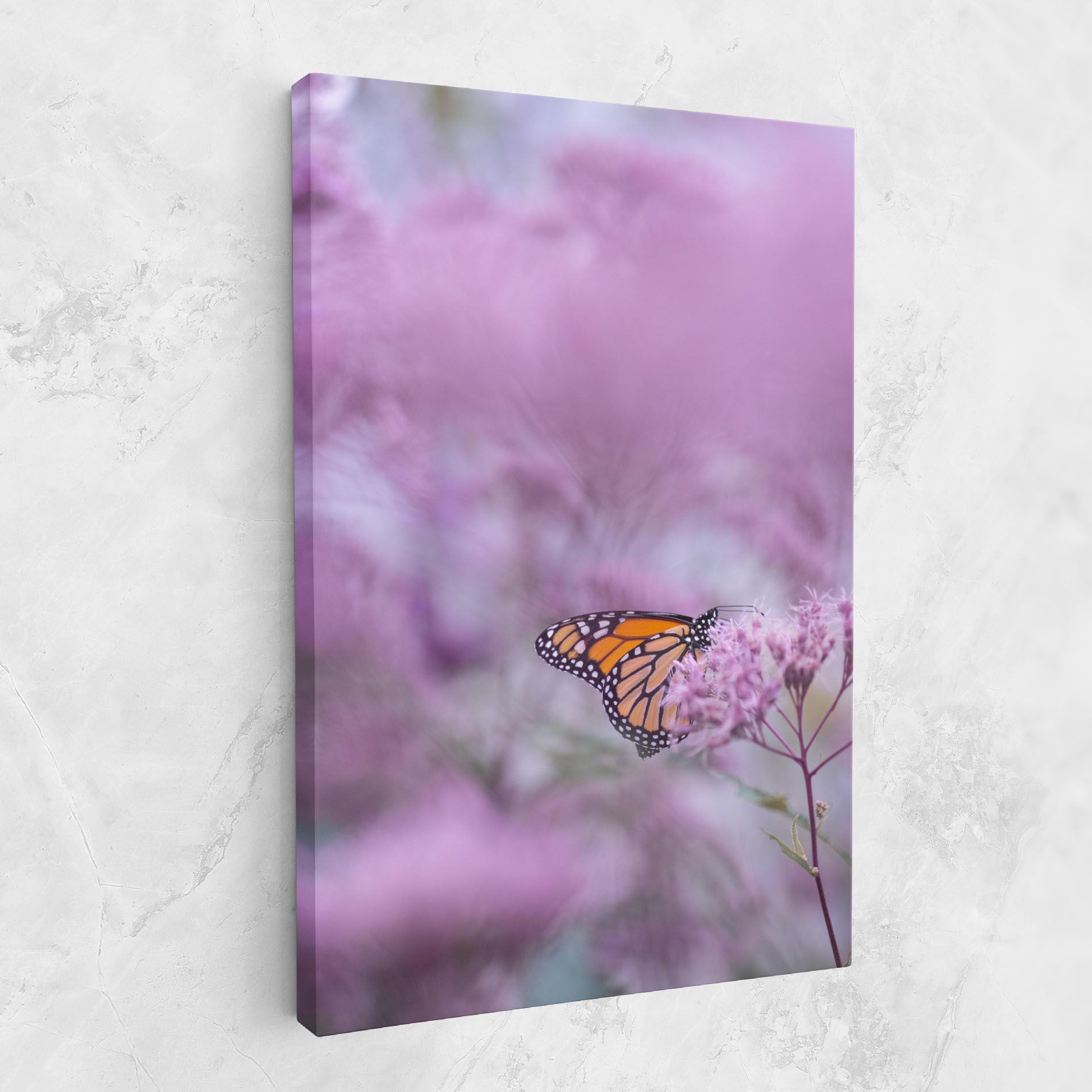 Purple Flower Butterfly mockup 1