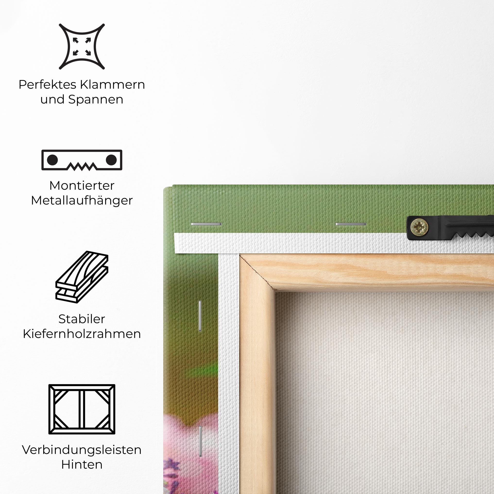 Leinwandbild 3 Yellow Butterflies mockup 5