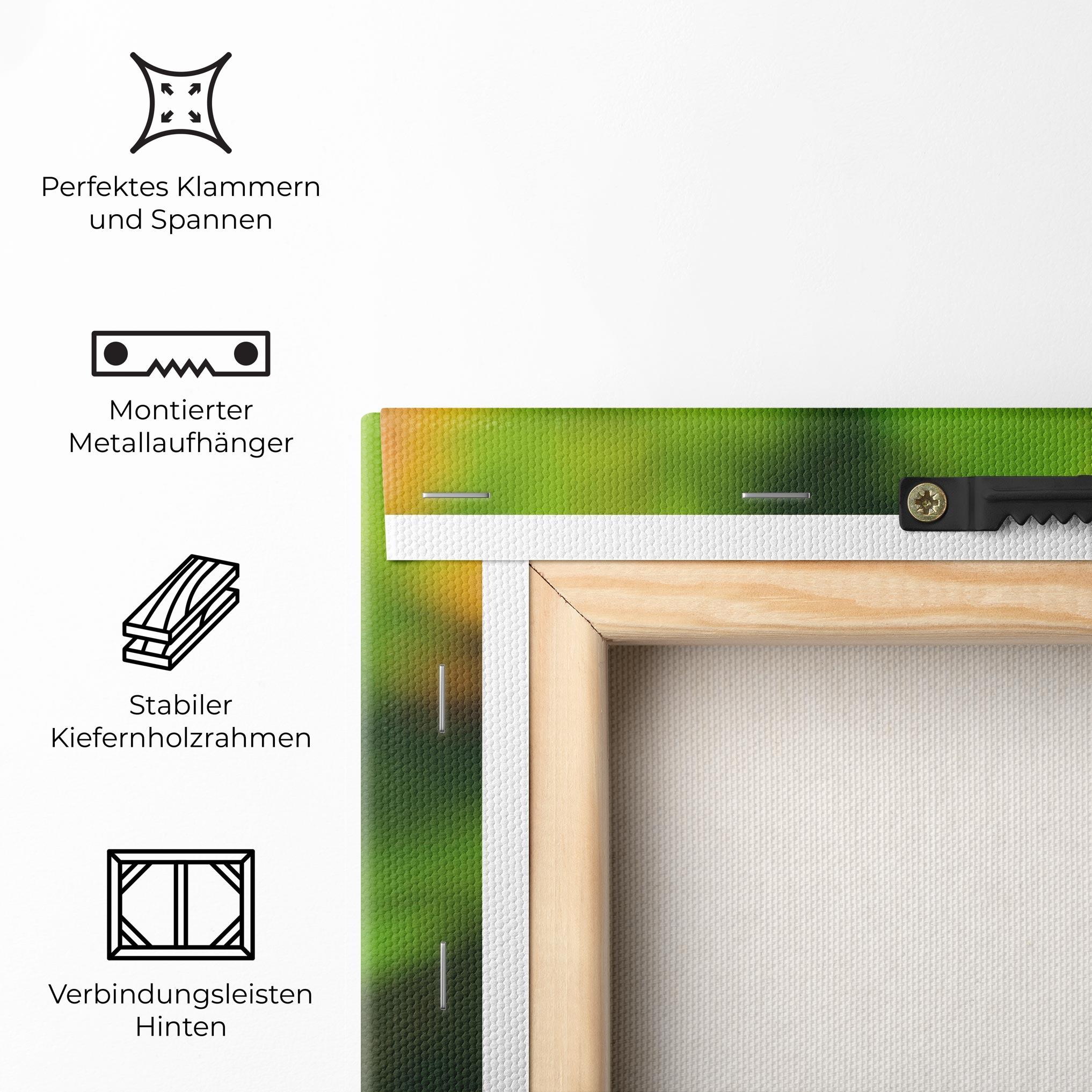 Leinwandbild Butterfly On Flower mockup 5