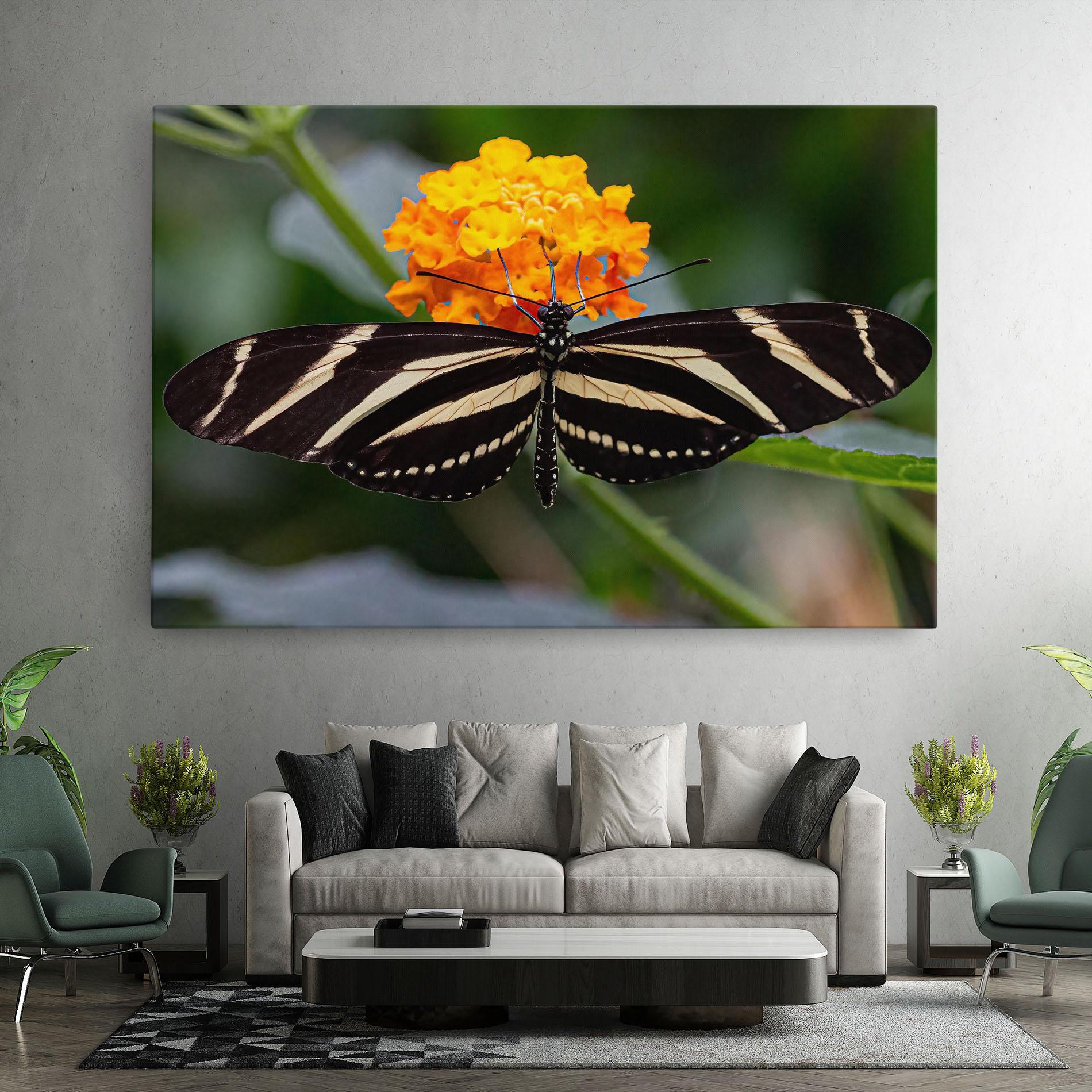 Leinwandbild Big Wings Butterfly mockup 7