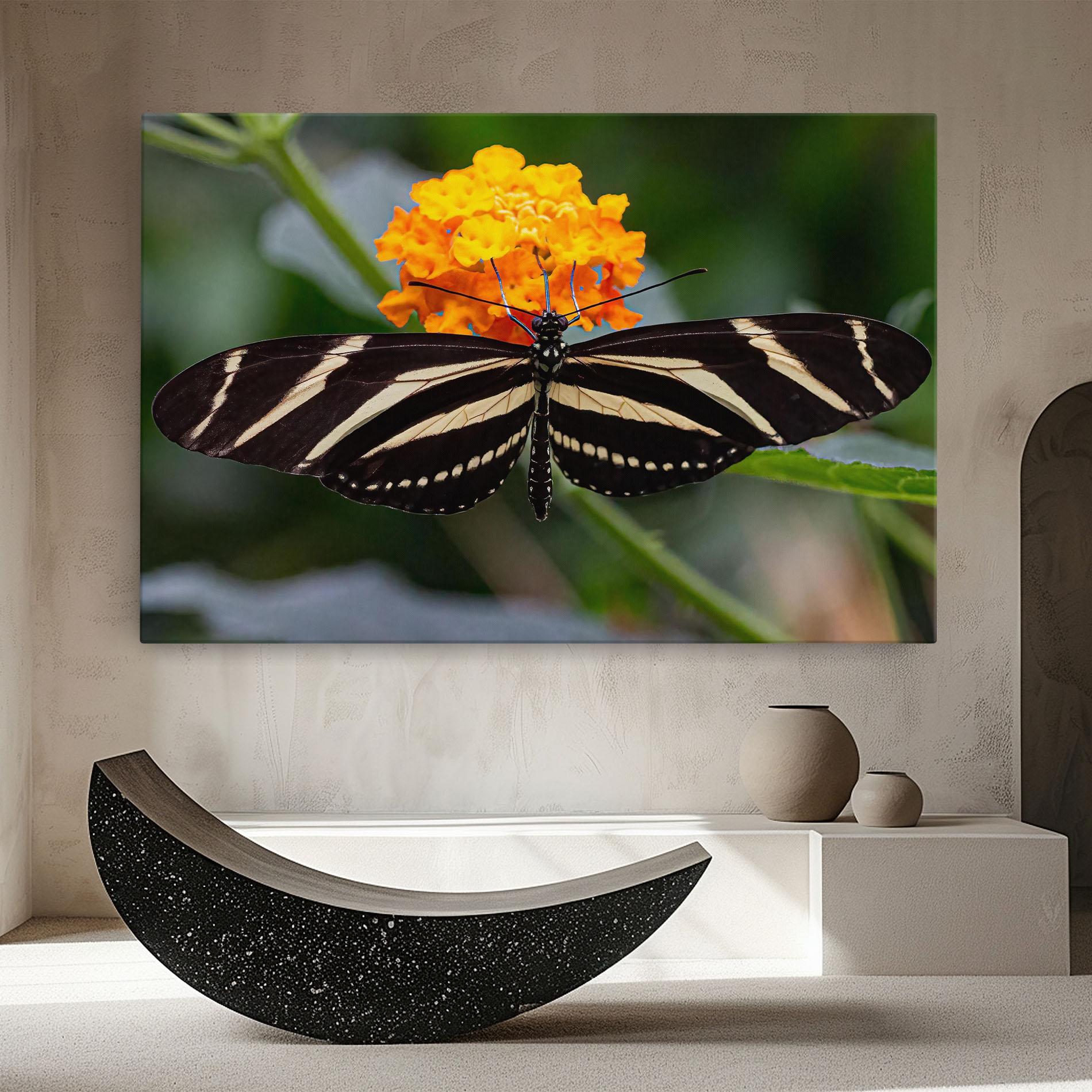 Leinwandbild Big Wings Butterfly mockup 8