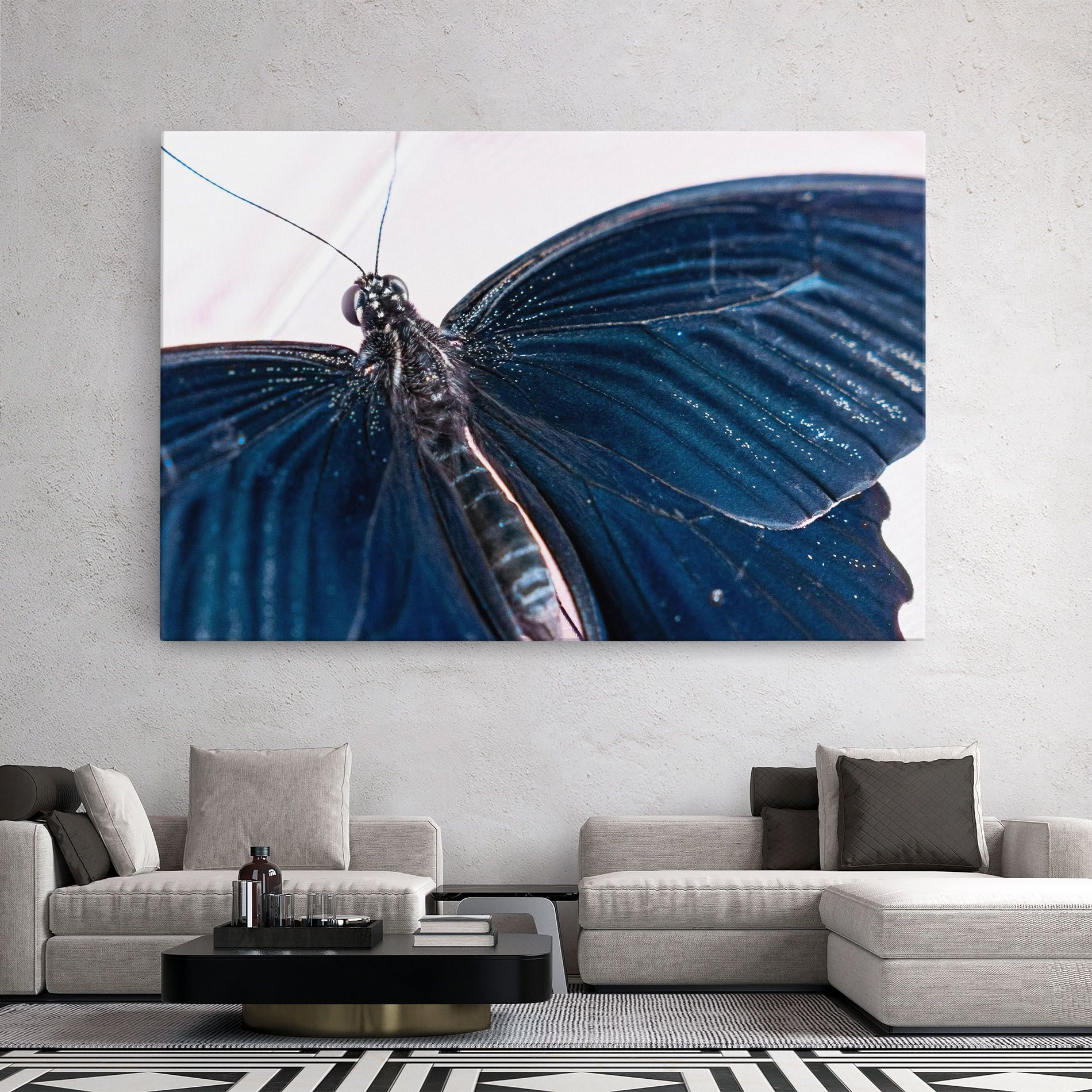 Blue Butterfly mockup 2