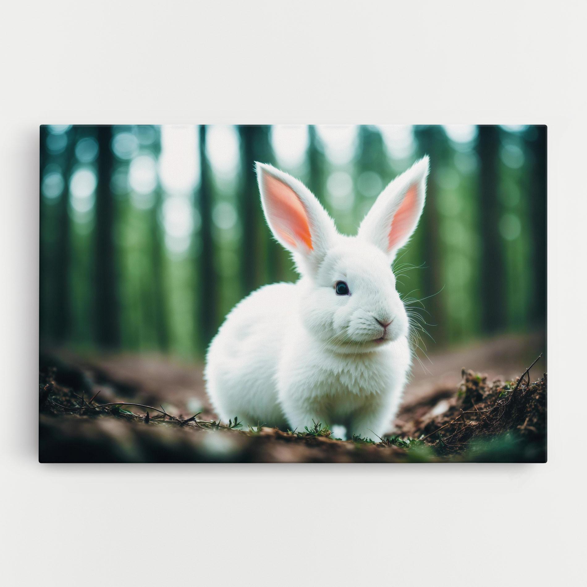 Leinwandbild Forest Bunny mockup 0