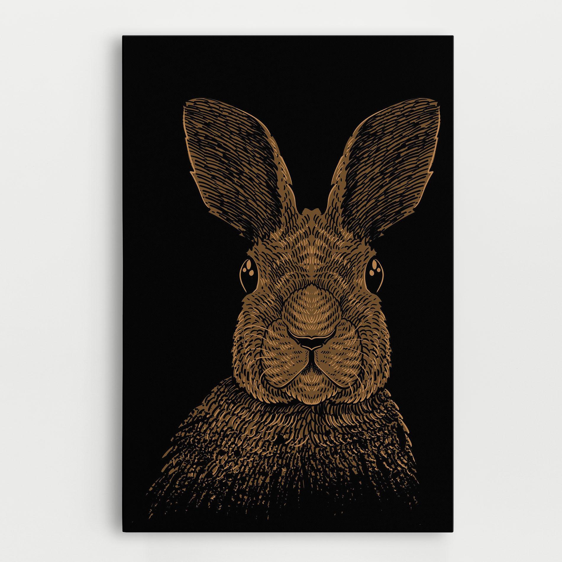 Leinwandbild Brown Bunny mockup 0