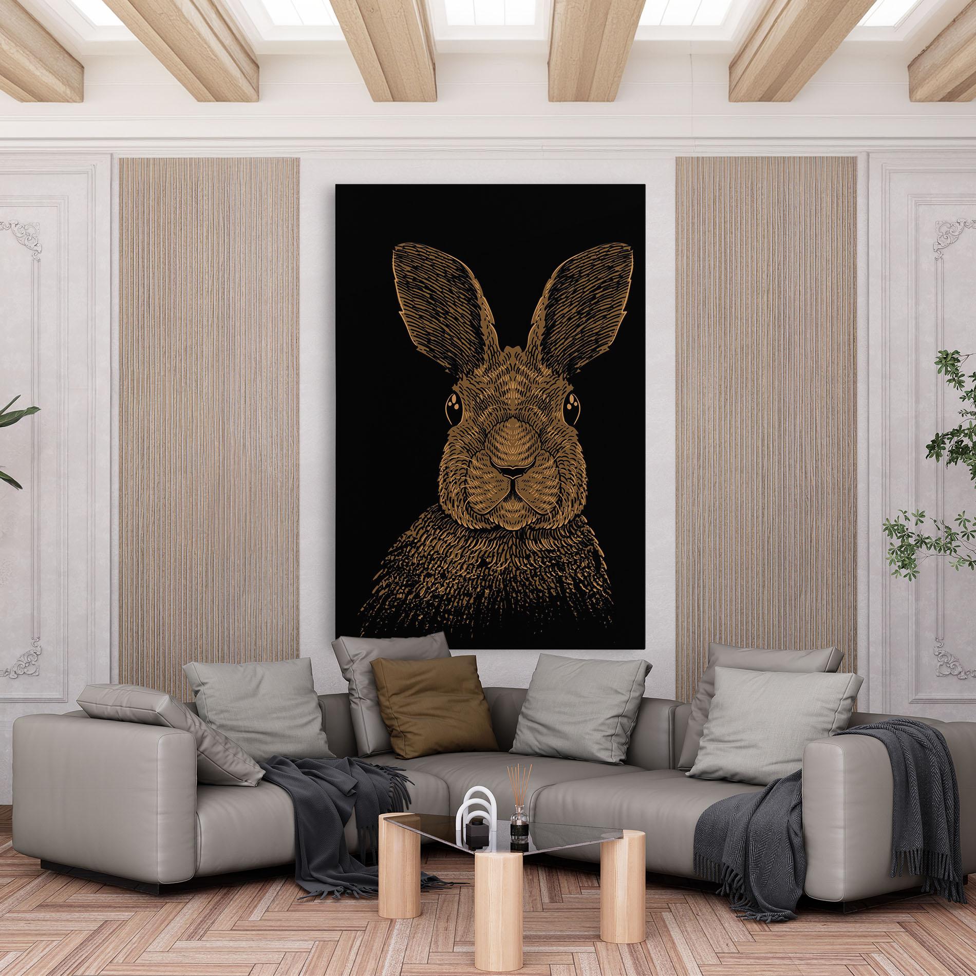 Leinwandbild Brown Bunny mockup 6