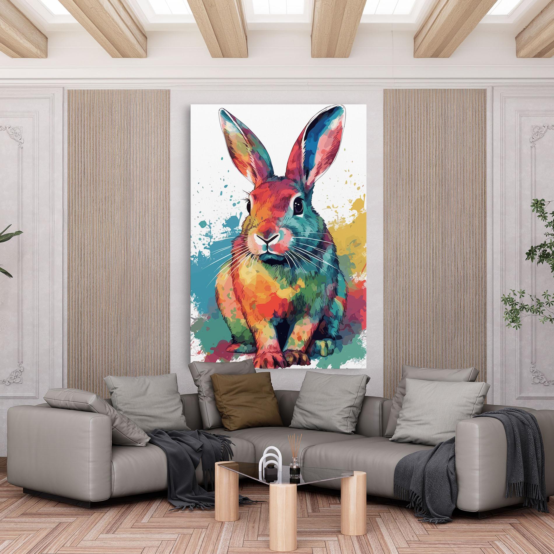 Leinwandbild Brush Rabbit mockup 6