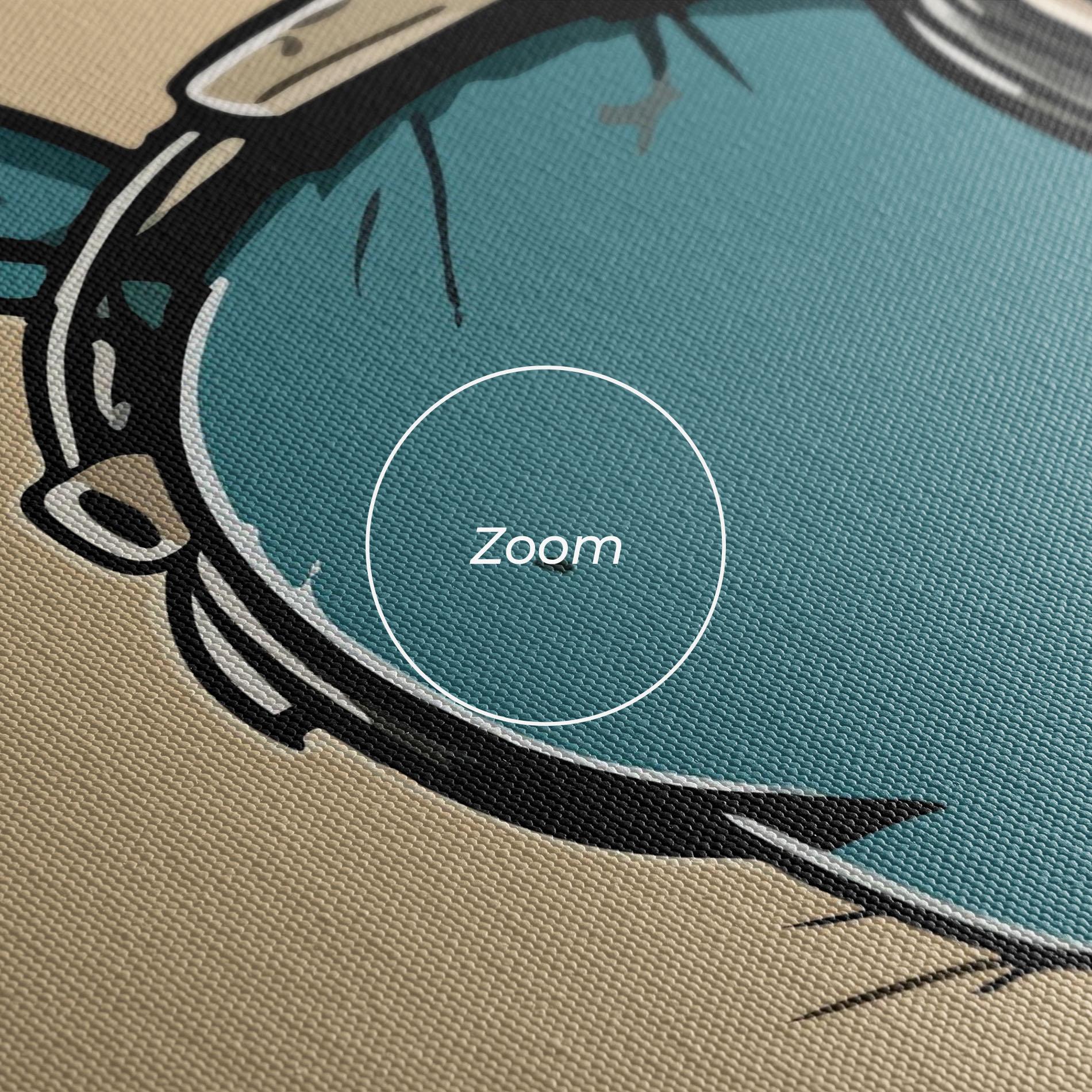 Leinwandbild Blue Baby Bunny mockup 3