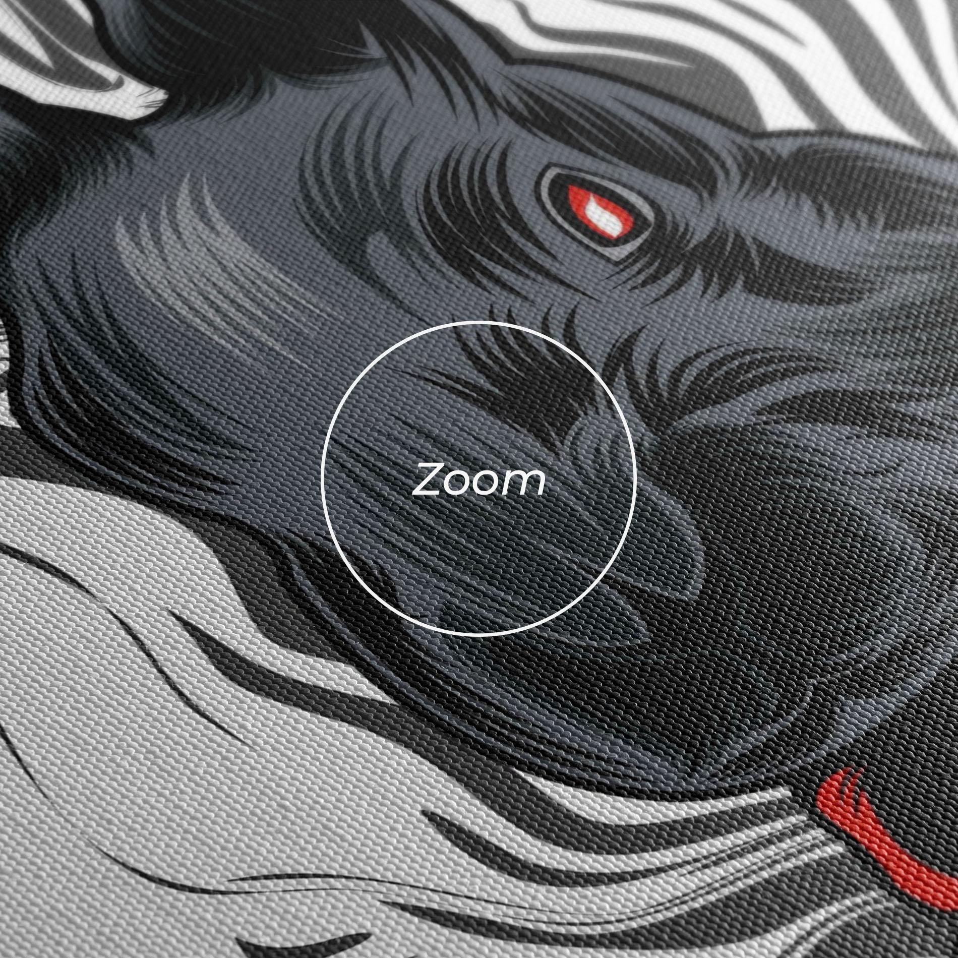 Leinwandbild Cyborg Red Bunny mockup 3