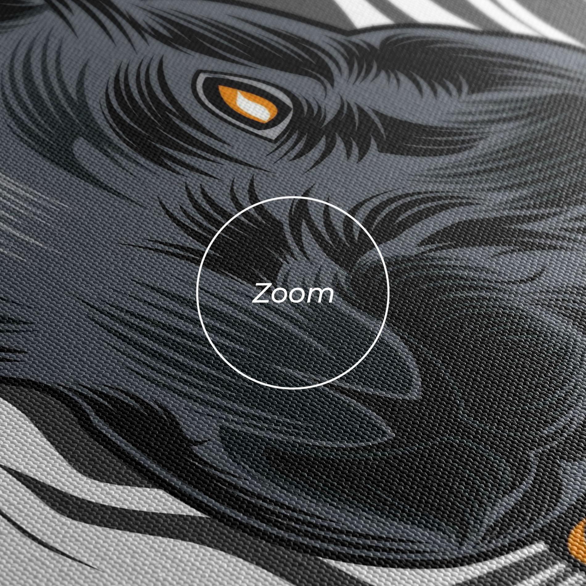 Leinwandbild Cyborg Yellow Bunny mockup 3