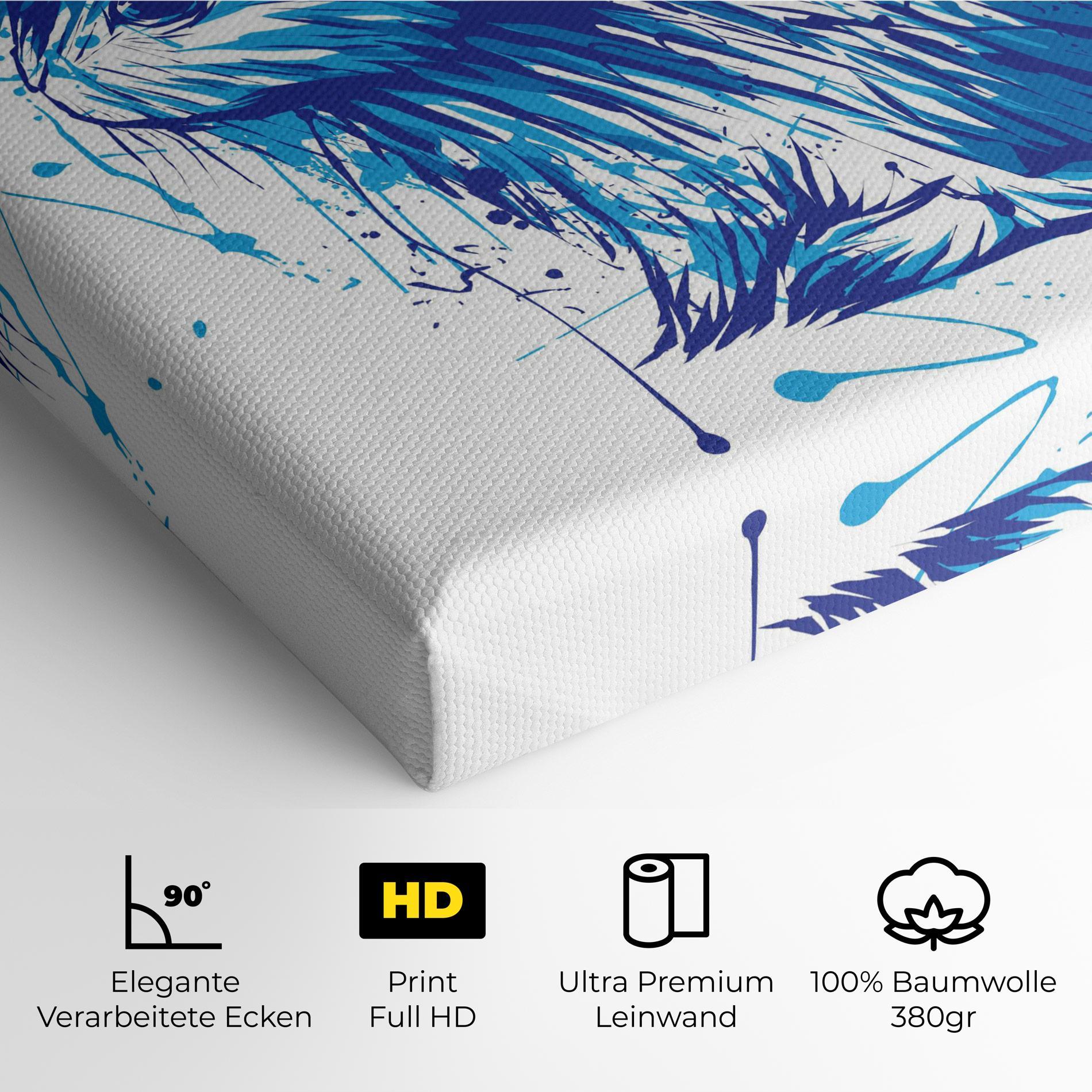 Leinwandbild Blue Bunny mockup 4