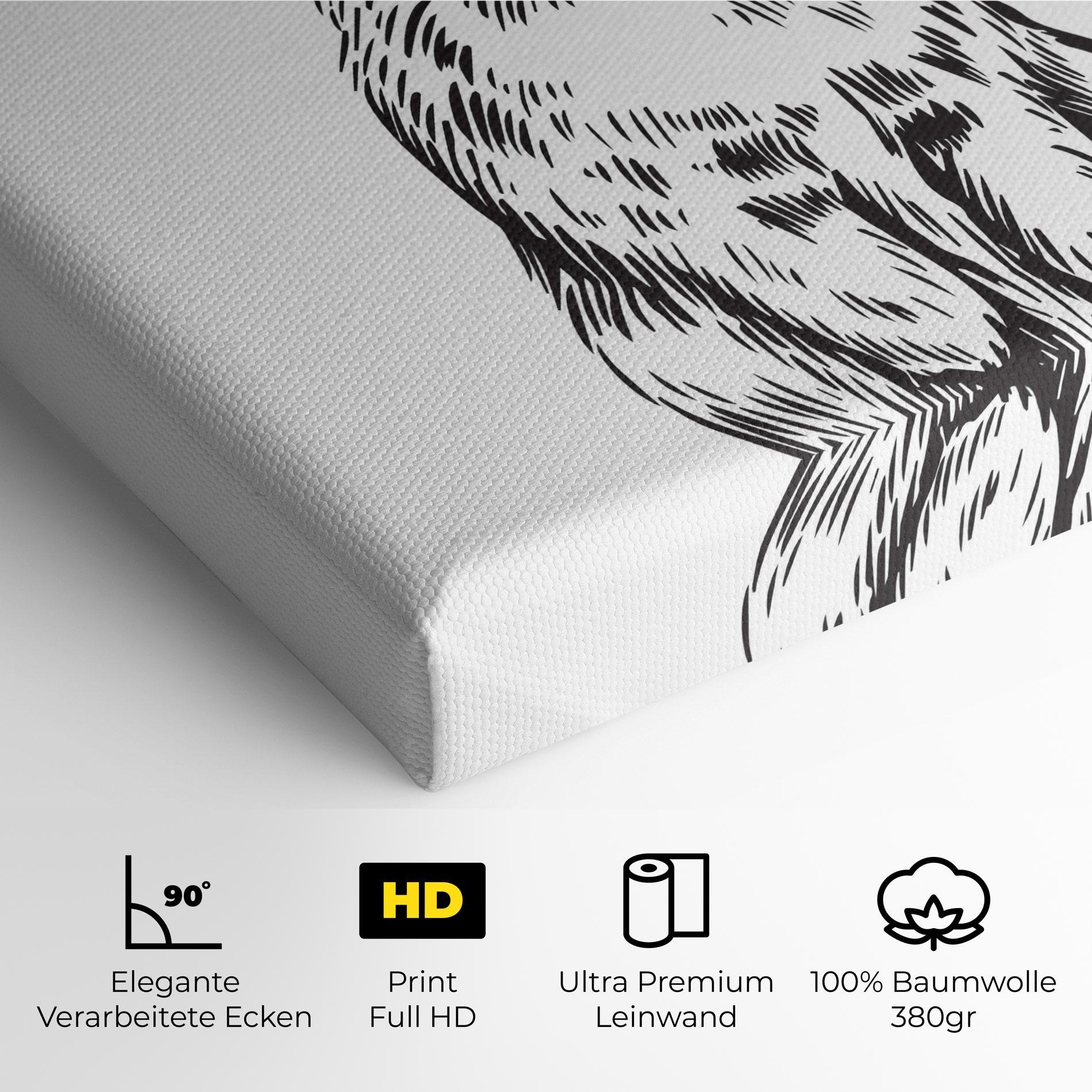 Leinwandbild Cute Bunny mockup 4