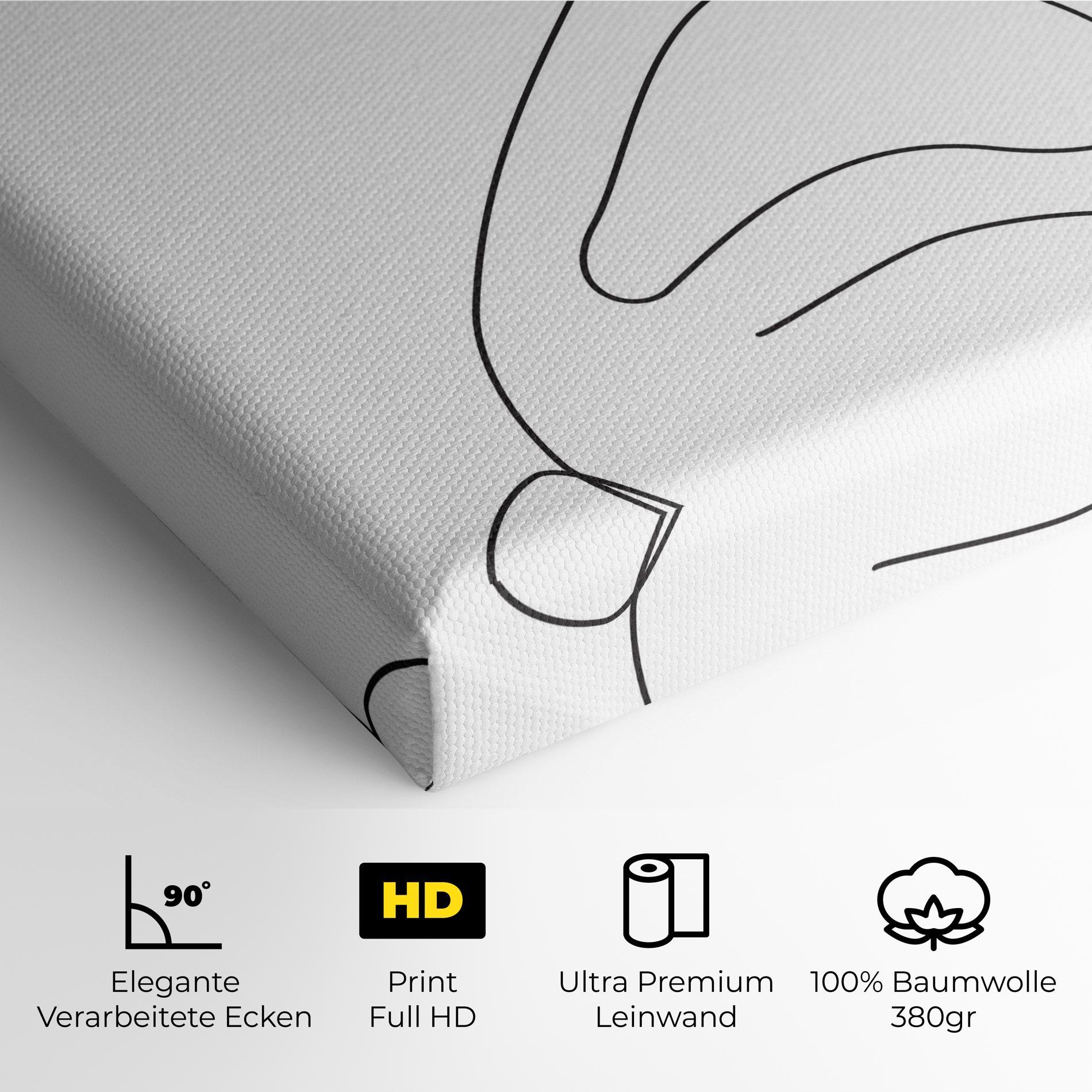 Leinwandbild Cute Rabbit mockup 4