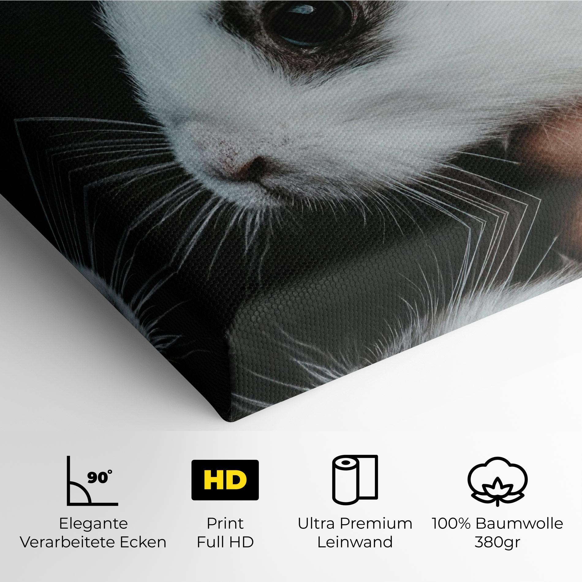 Leinwandbild Holding Cute Bunny mockup 4