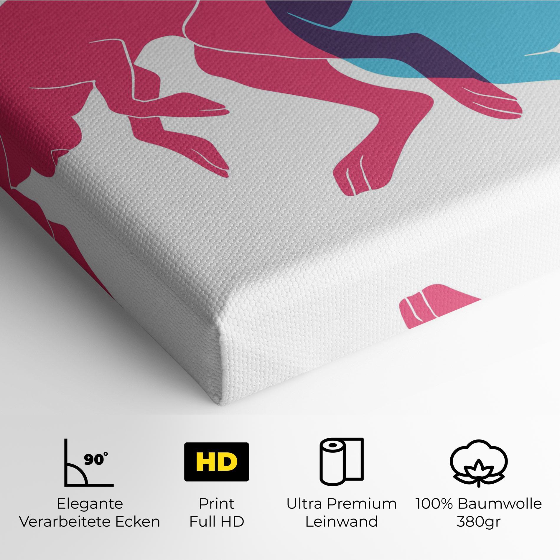 Leinwandbild Rabbits Riso mockup 4