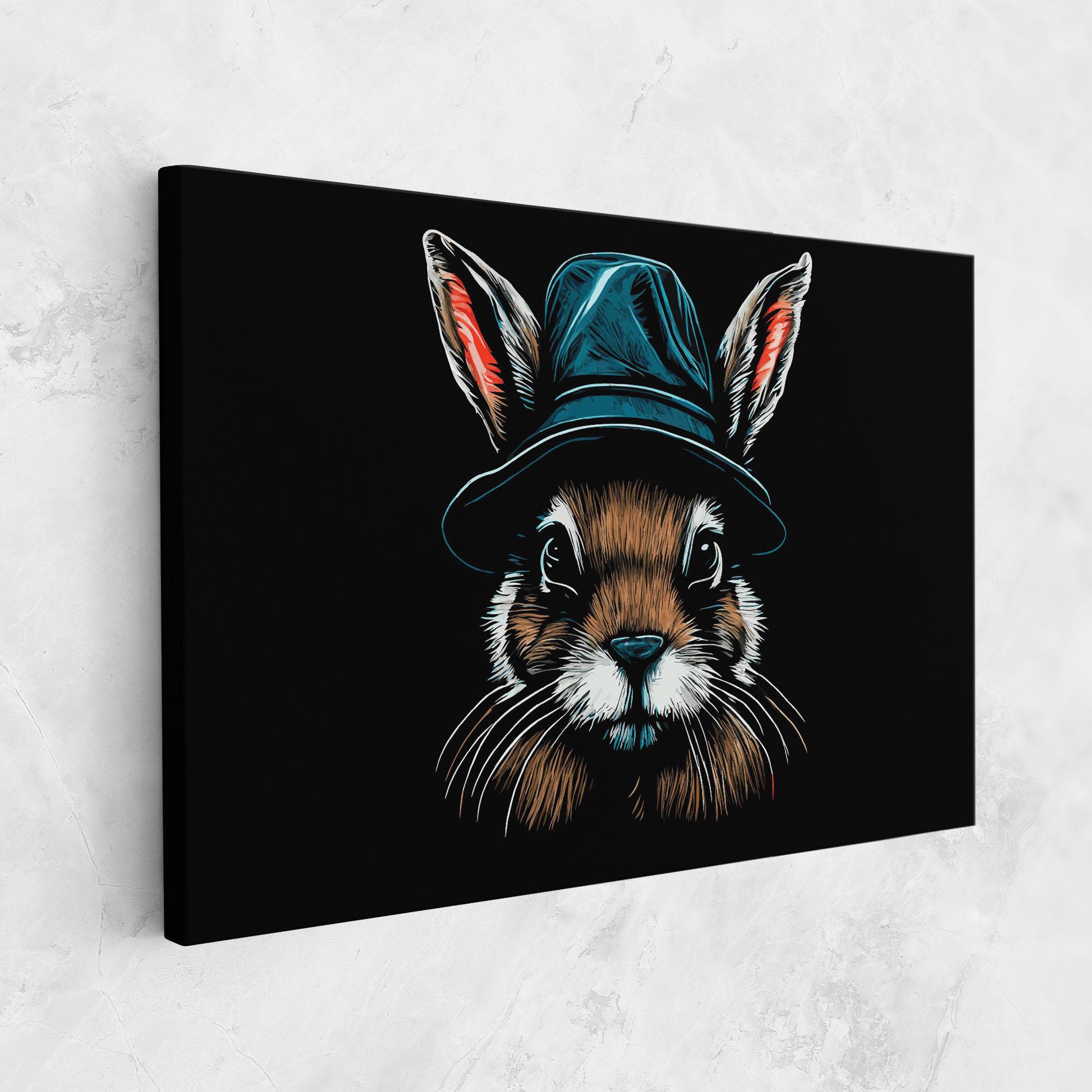 Leinwandbild Hat Bunny mockup 1
