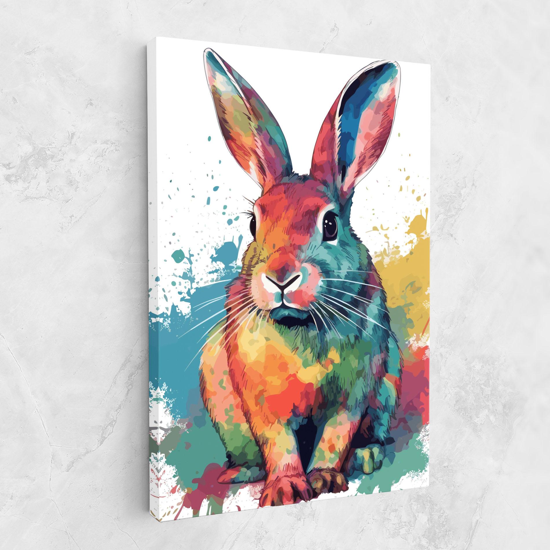 Leinwandbild Brush Rabbit mockup 1