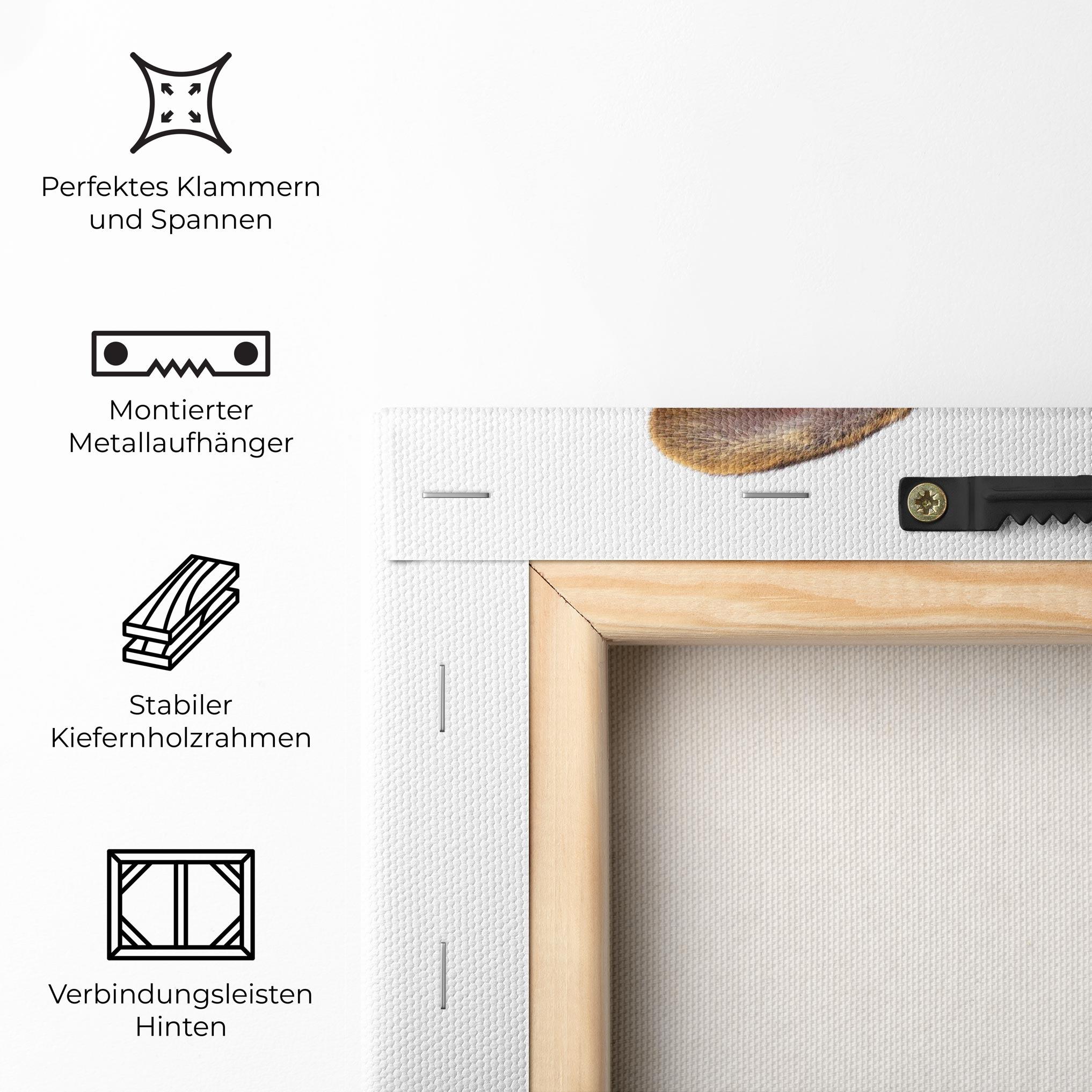 Leinwandbild Brown Cute Bunny mockup 5