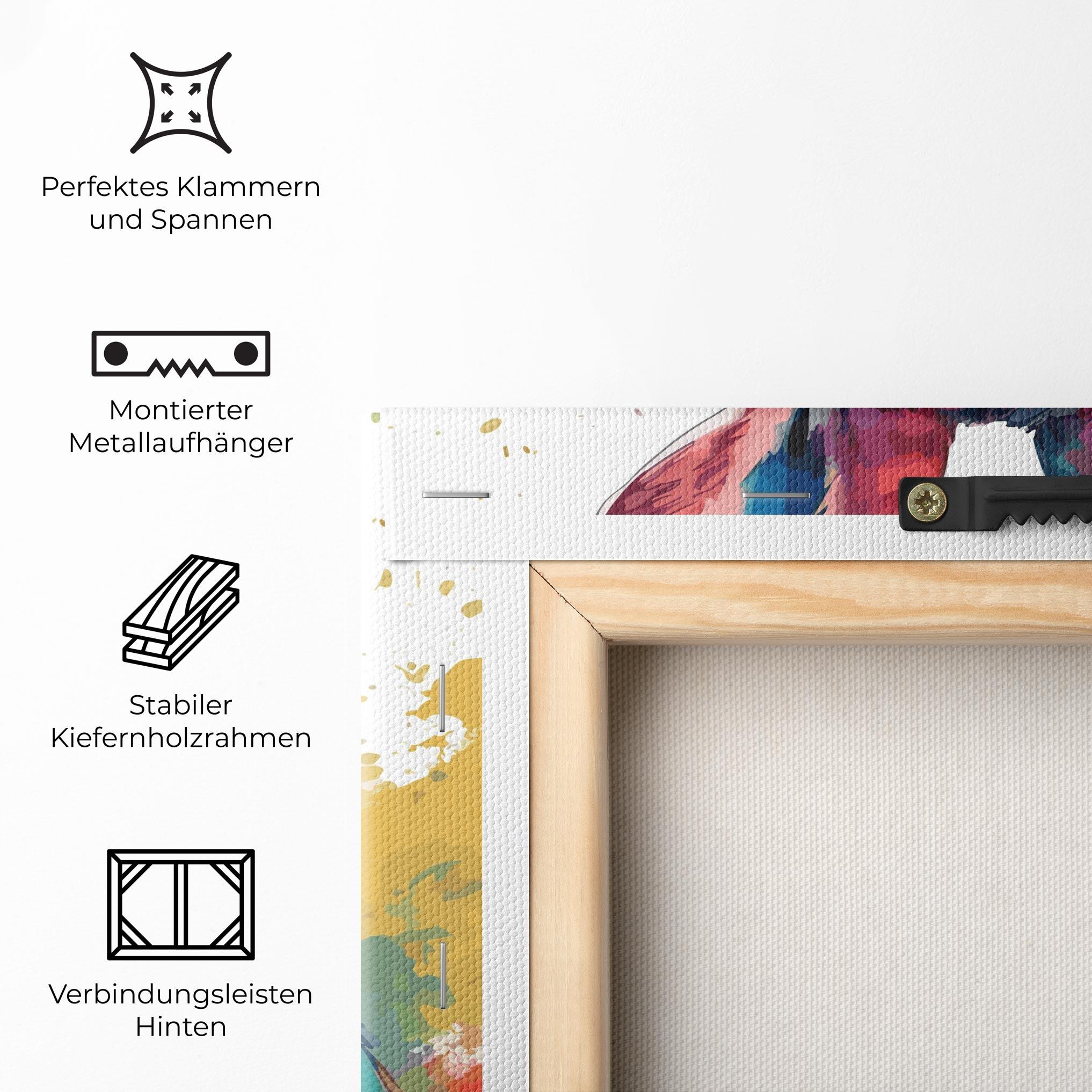 Leinwandbild Brush Rabbit mockup 5