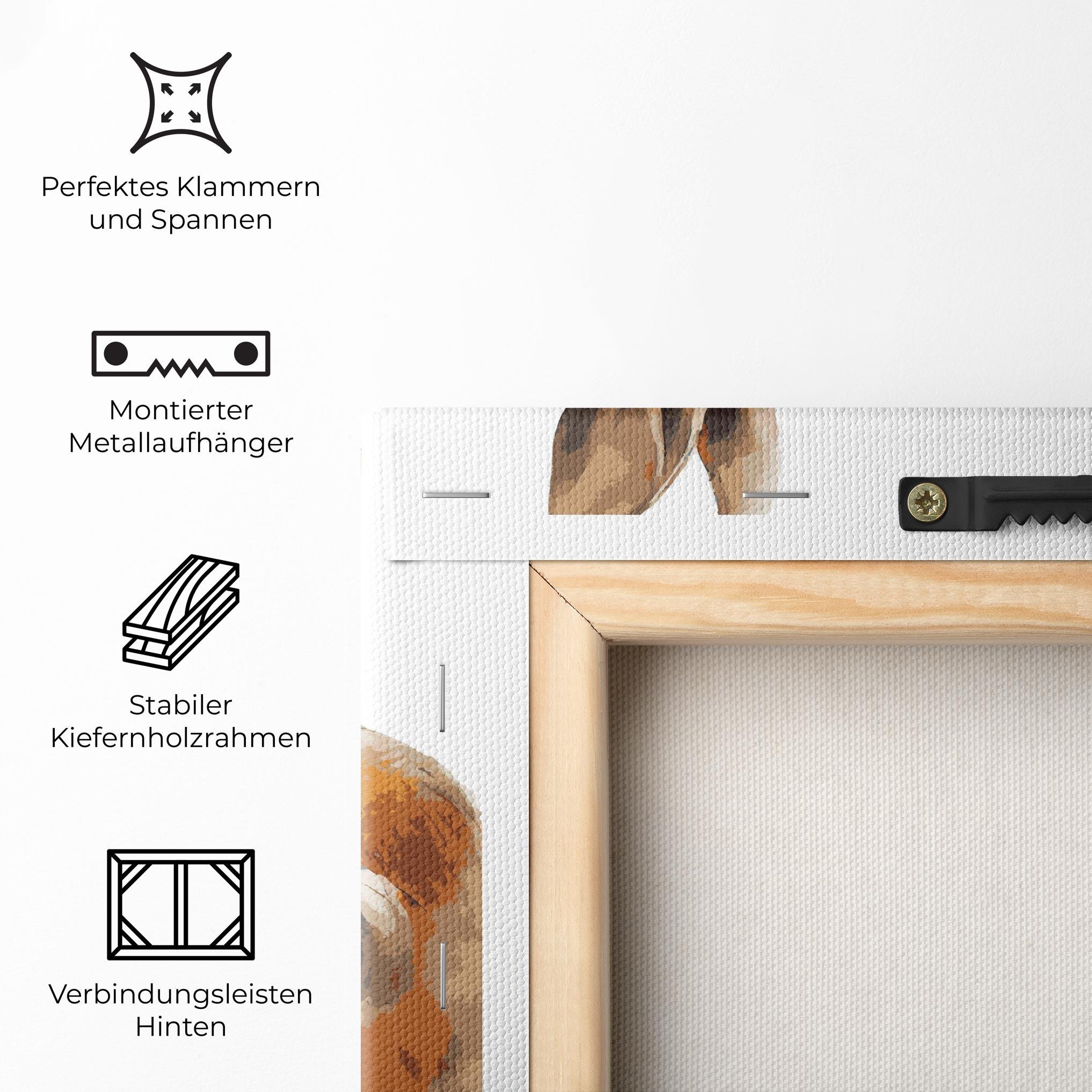 Leinwandbild Bunny Family mockup 5