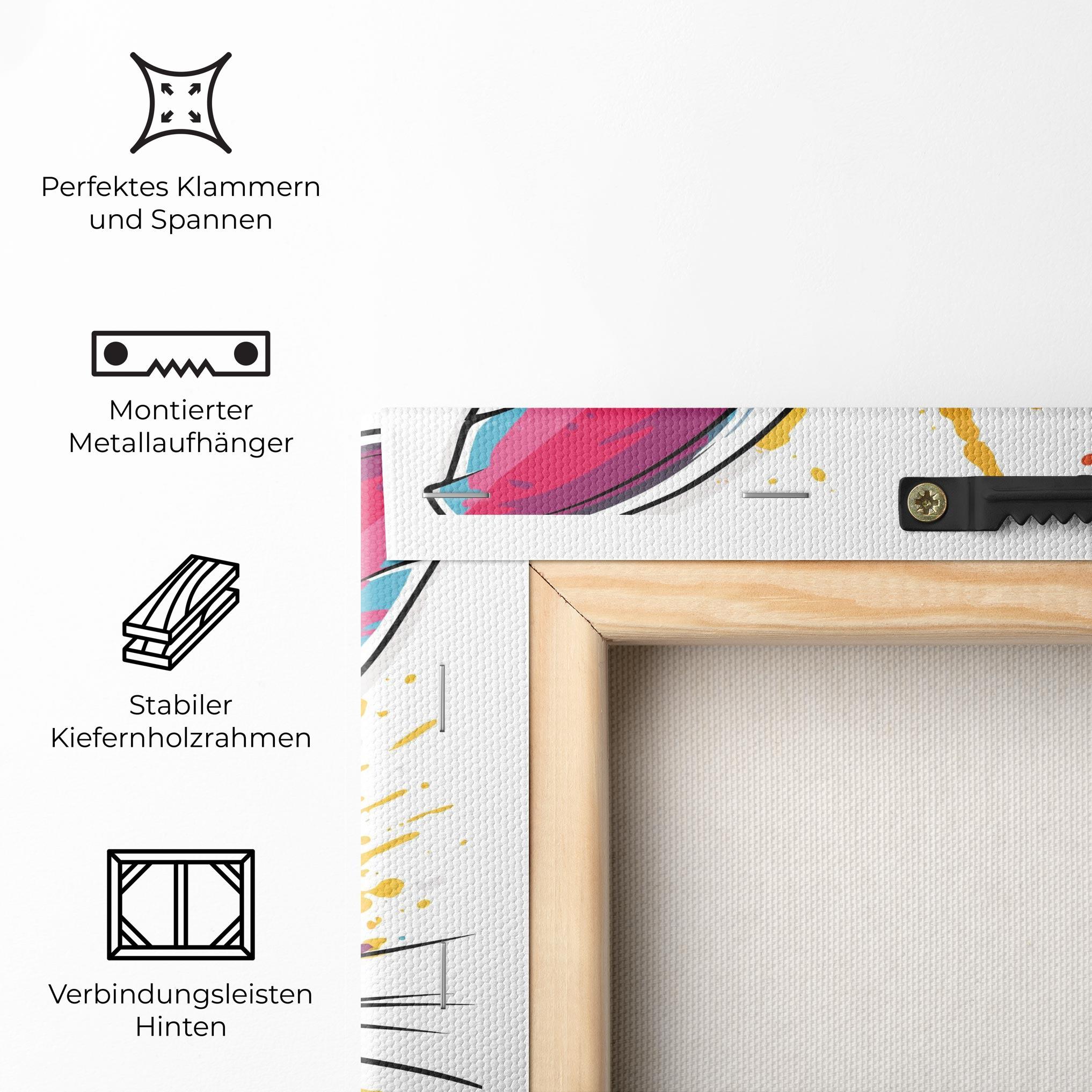 Leinwandbild Crazy Bunny mockup 5