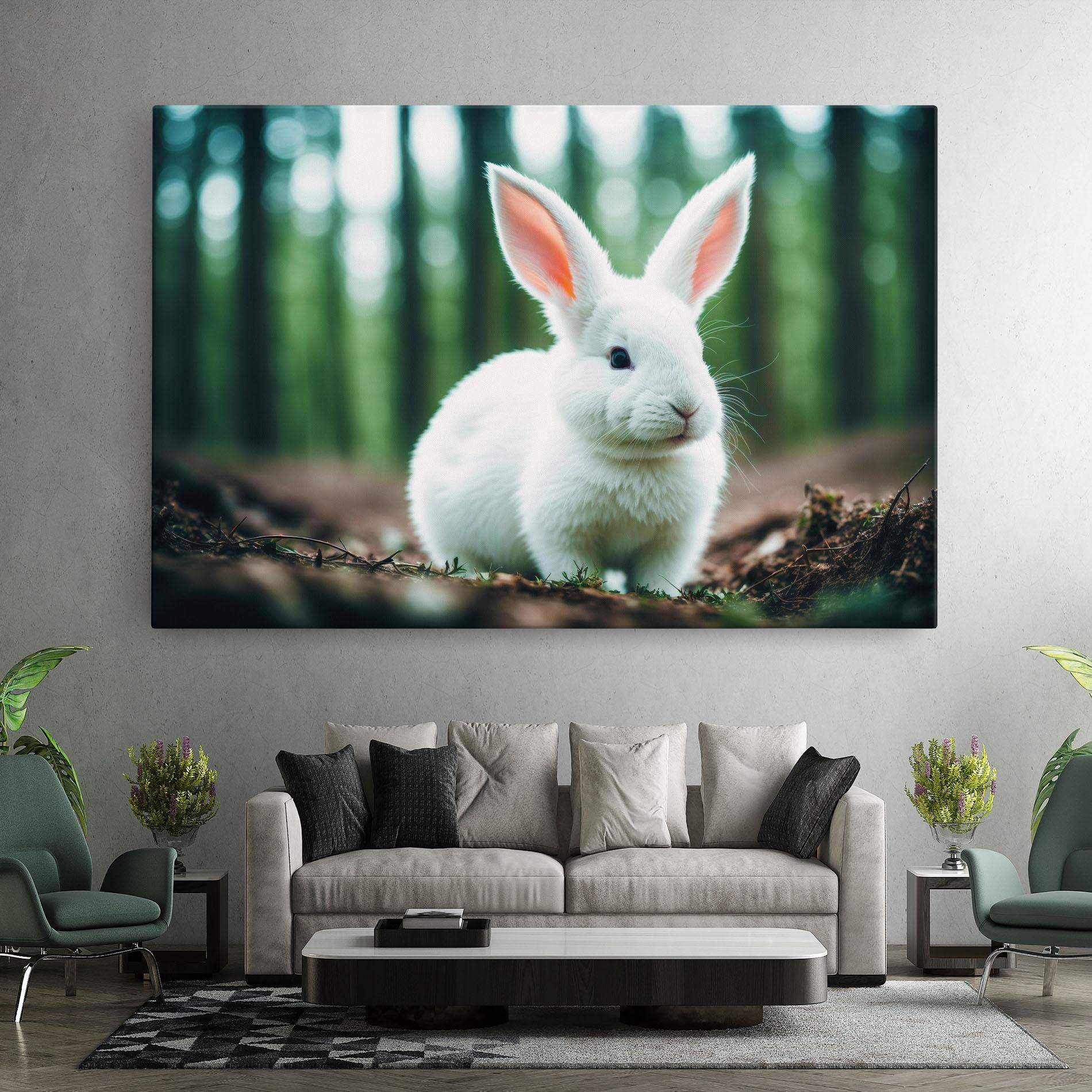 Leinwandbild Forest Bunny mockup 7