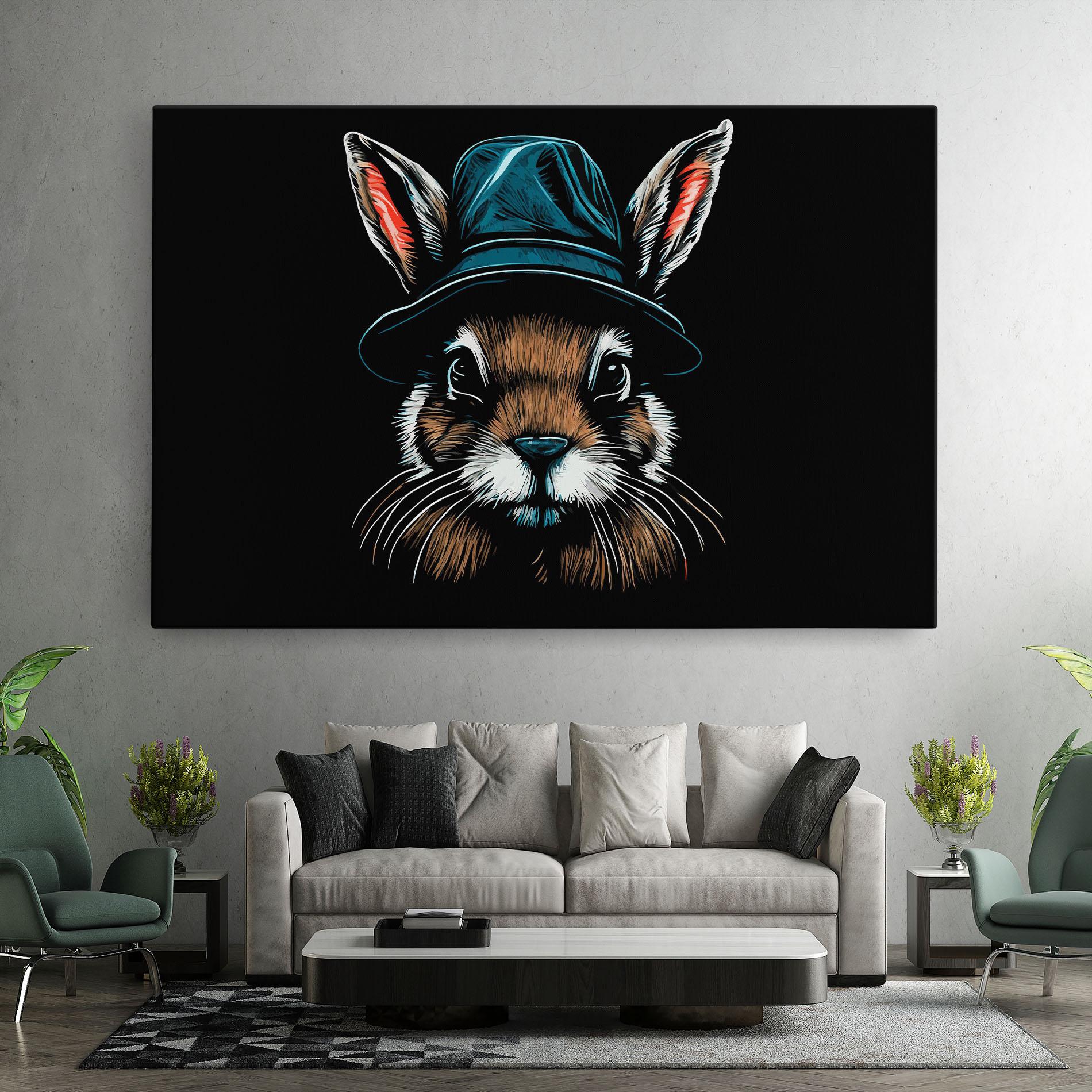 Leinwandbild Hat Bunny mockup 7