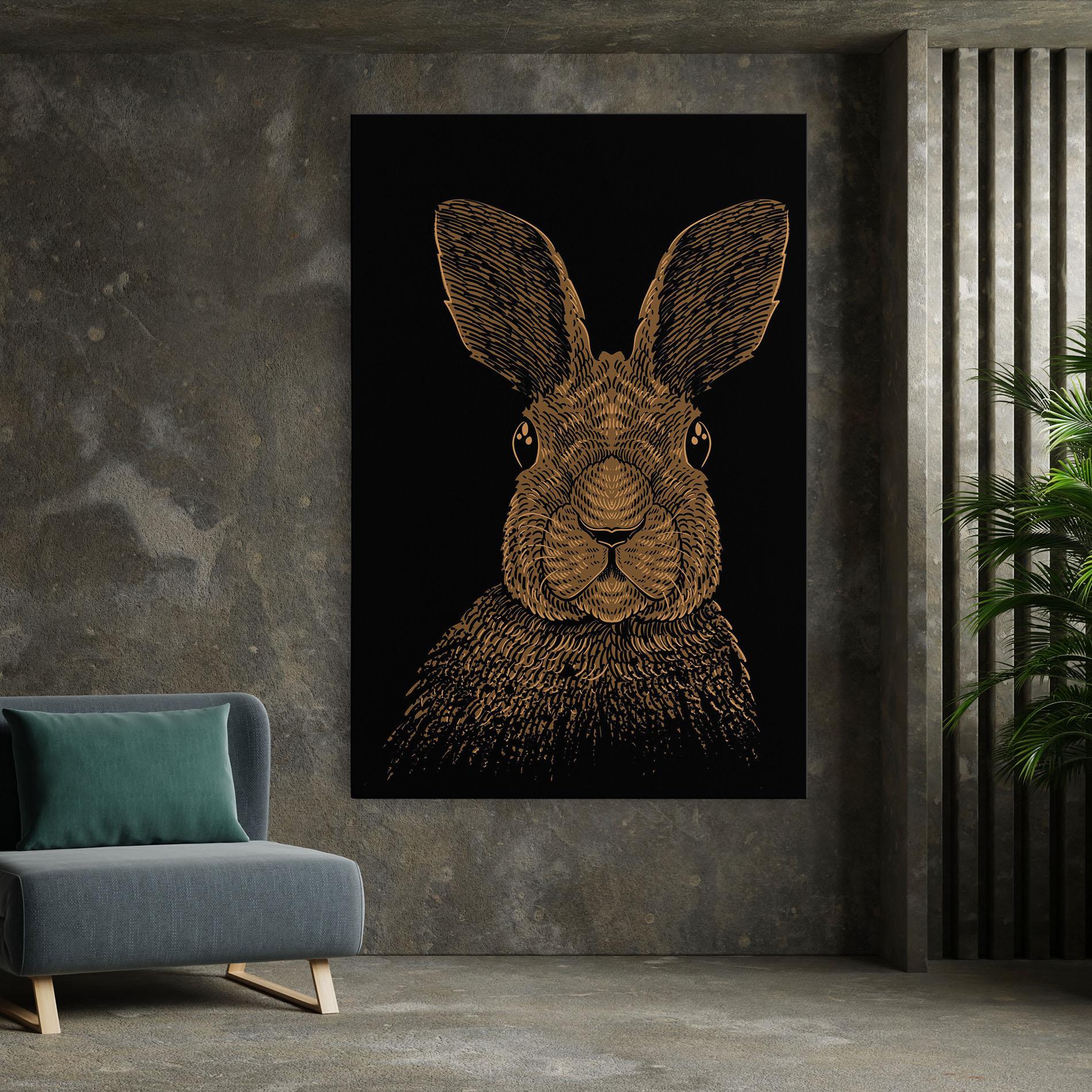 Leinwandbild Brown Bunny mockup 7